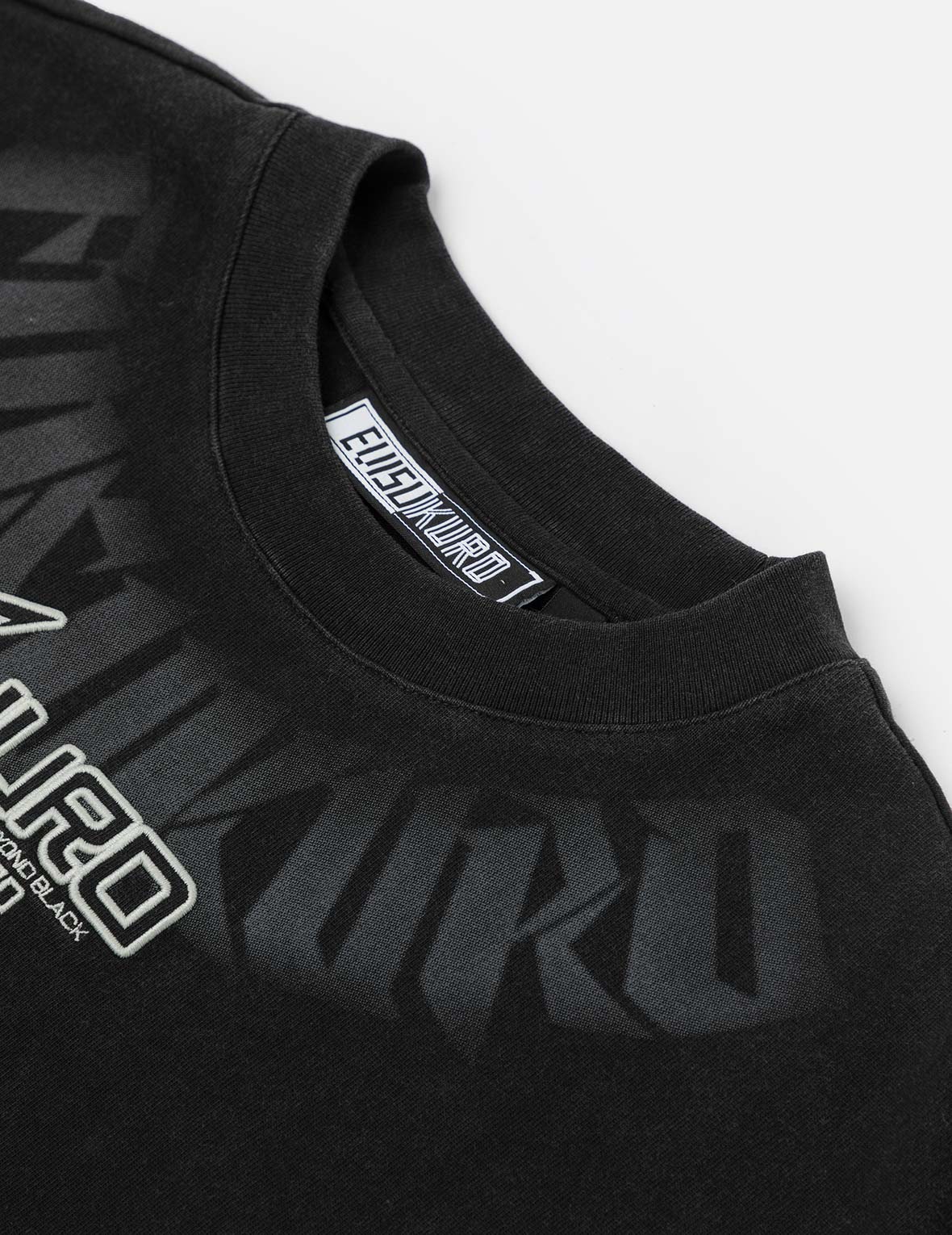 Logo embroidery Oversized Washed T-Shirt – EVISU