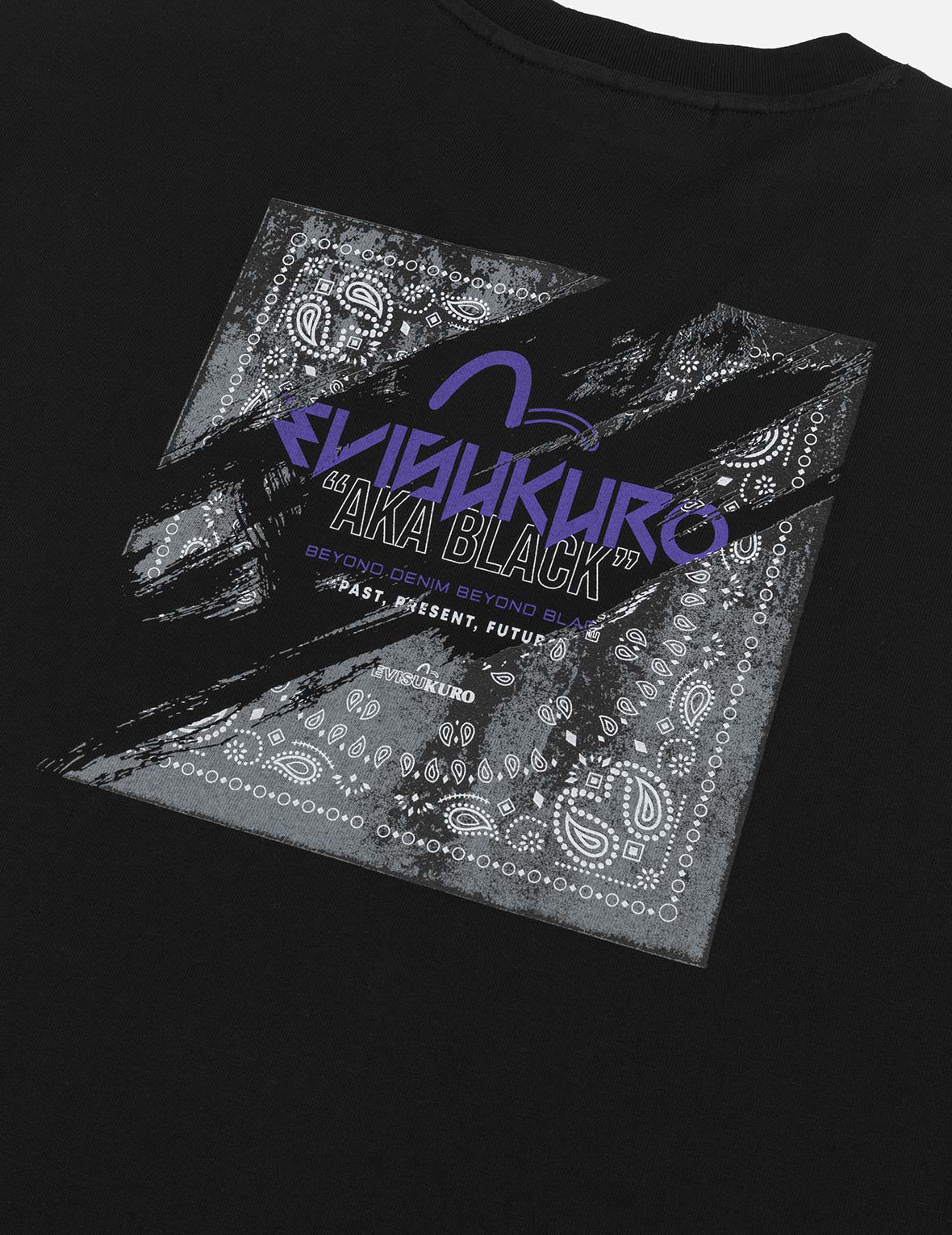 Deconstructed Paisley Print Regular Fit T-shirt