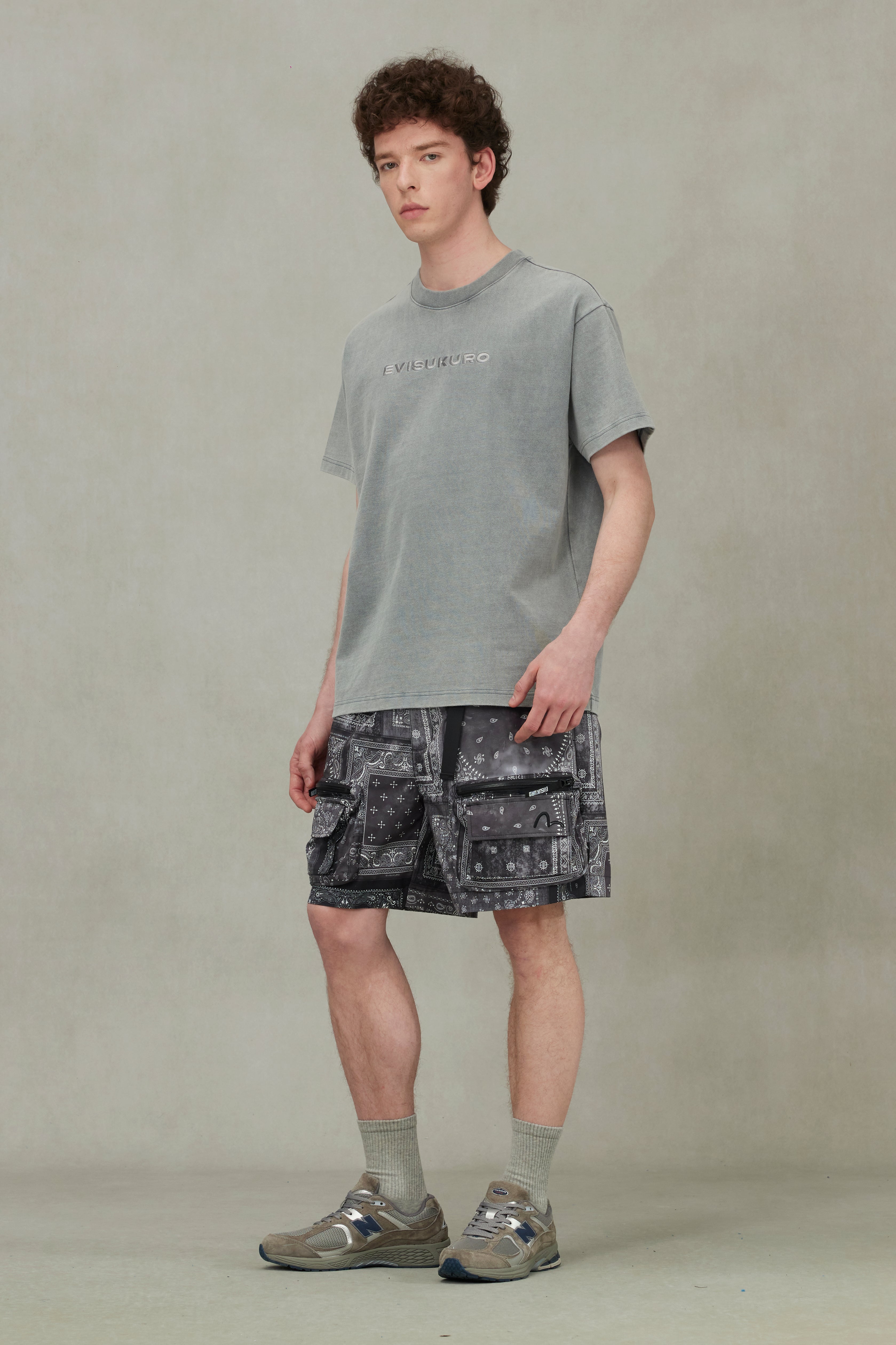 Logo Embroidery and Surf Camp Print Regular Fit T-shirt