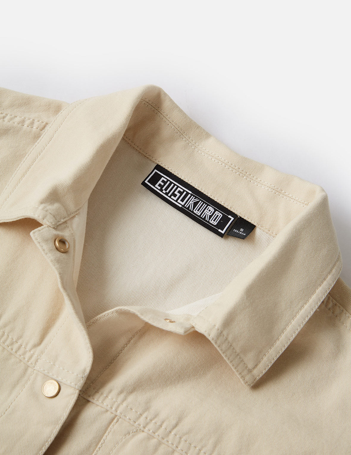 Metal Ring Denim Shirt Jacket
