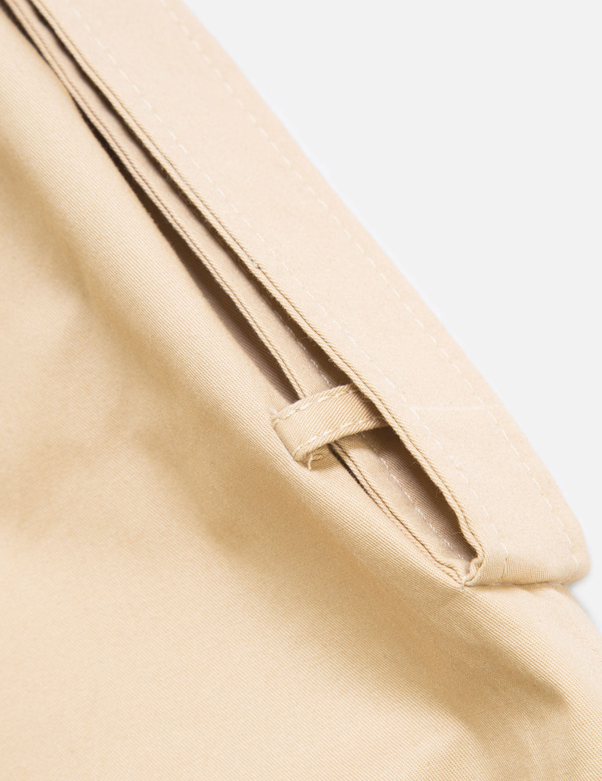 Pleated-Mesh Panelled Trench Jacket