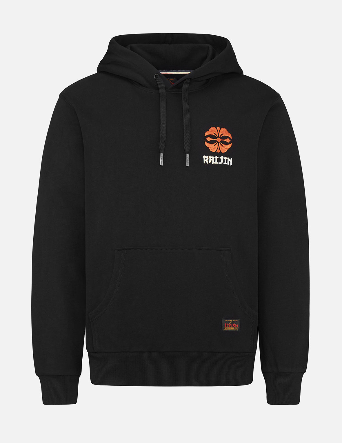 Kamon and Paper-cutting Graphic Print Hoodie