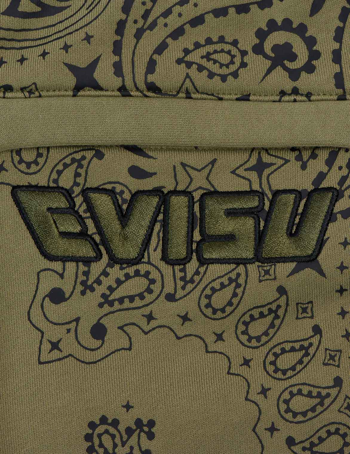 Allover Paisley Print Sweat Shorts