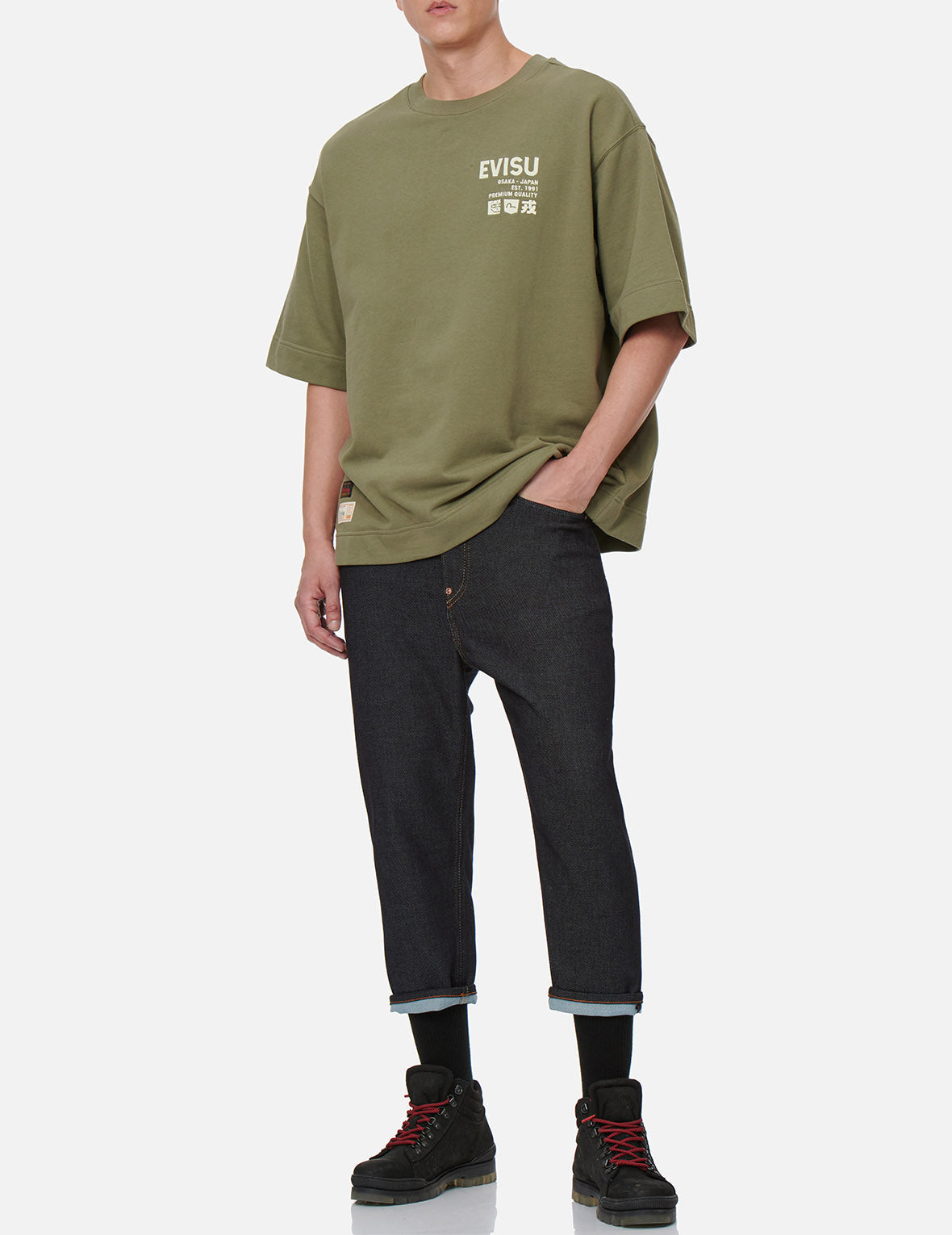 Deconstructed Godhead Embroidered Sweatshirt
