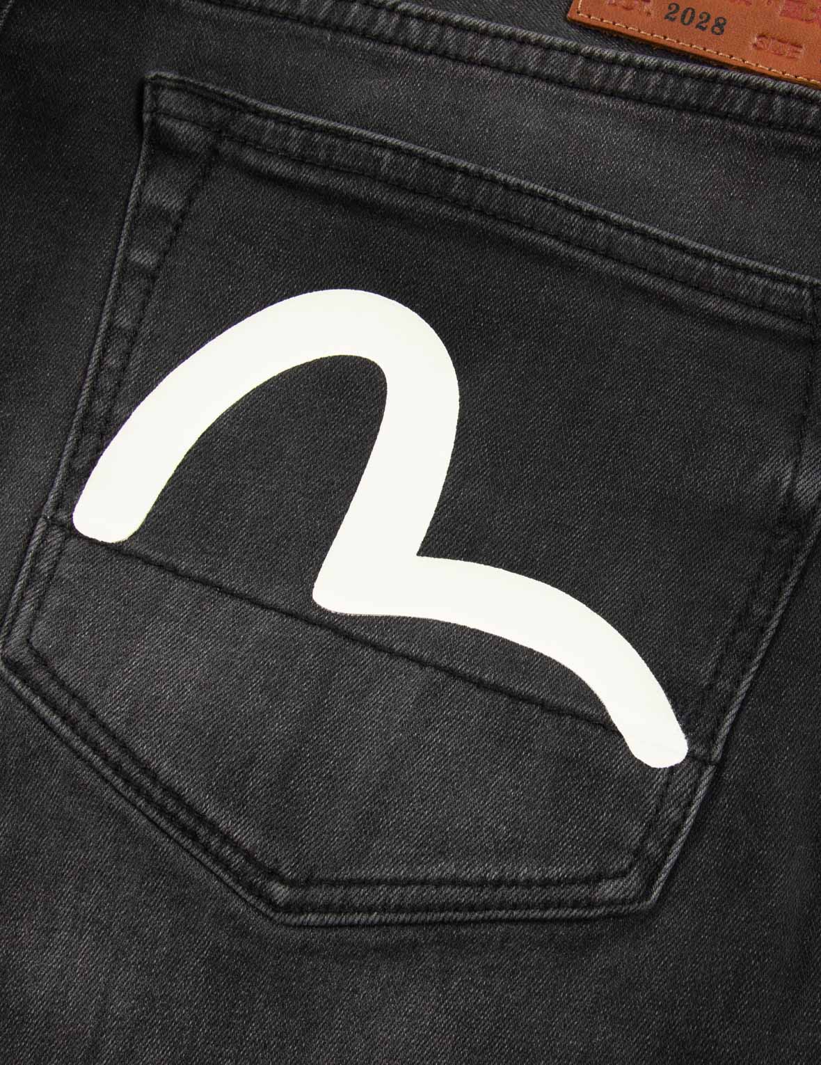 Seagull Print Flex Skinny Denim Jeans #2028