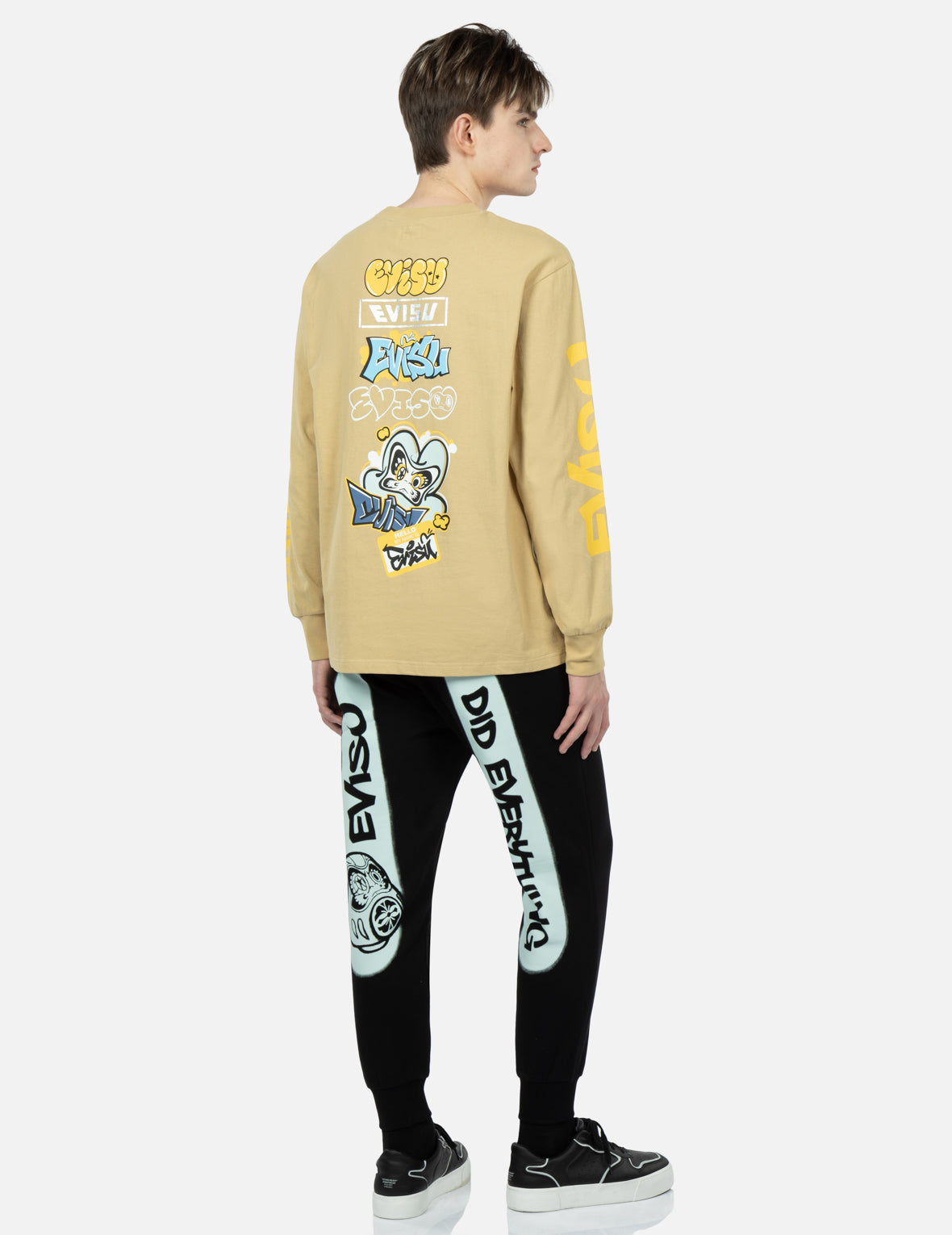 Spray-effect Daicock Print Sweatpants