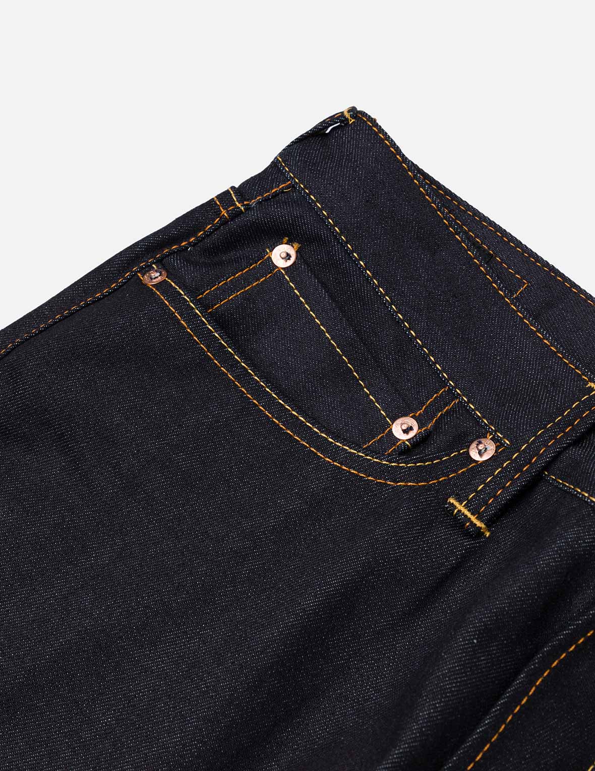 Ecru Seagull Print Taper Fit Jeans #2017