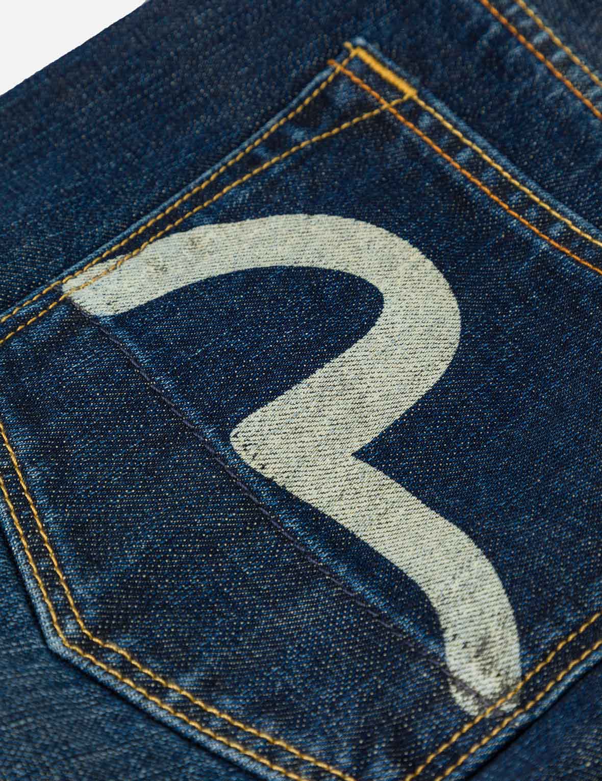 Seagull Print Carrot Fit Jeans #2017