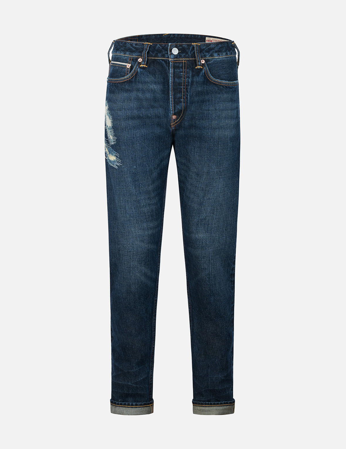 Seagull Print Carrot Fit Jeans #2017