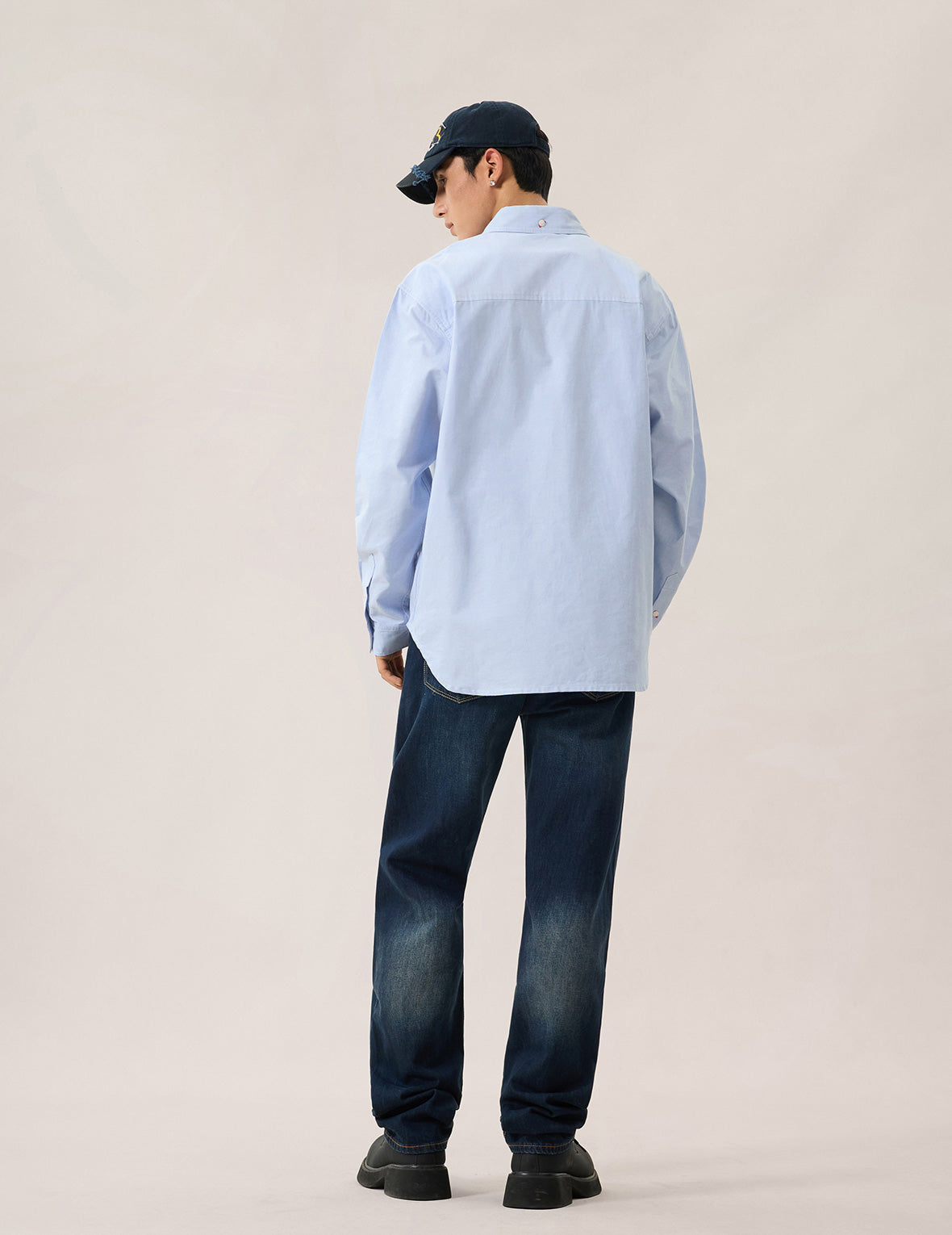 Seagull Print Oxford Shirt