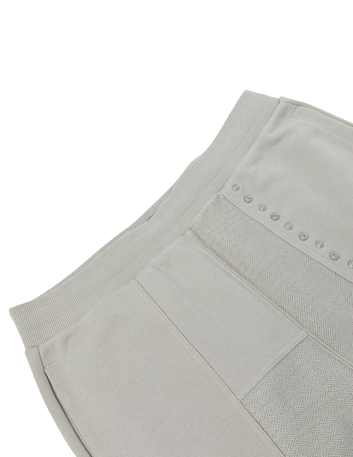 家花贴布和错位车缝时尚版型运动裤