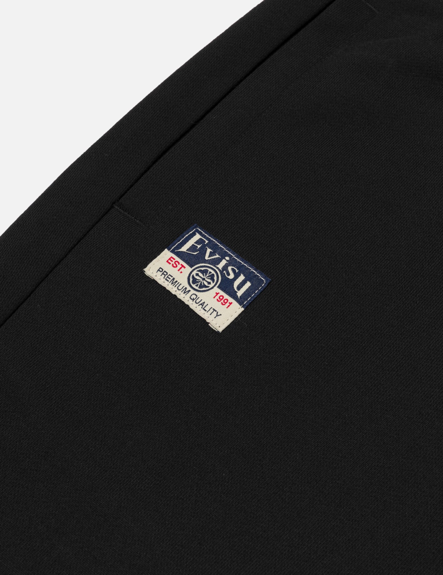 Kamon and Daruma Embroidery Pockets Regular Fit Sweatpants