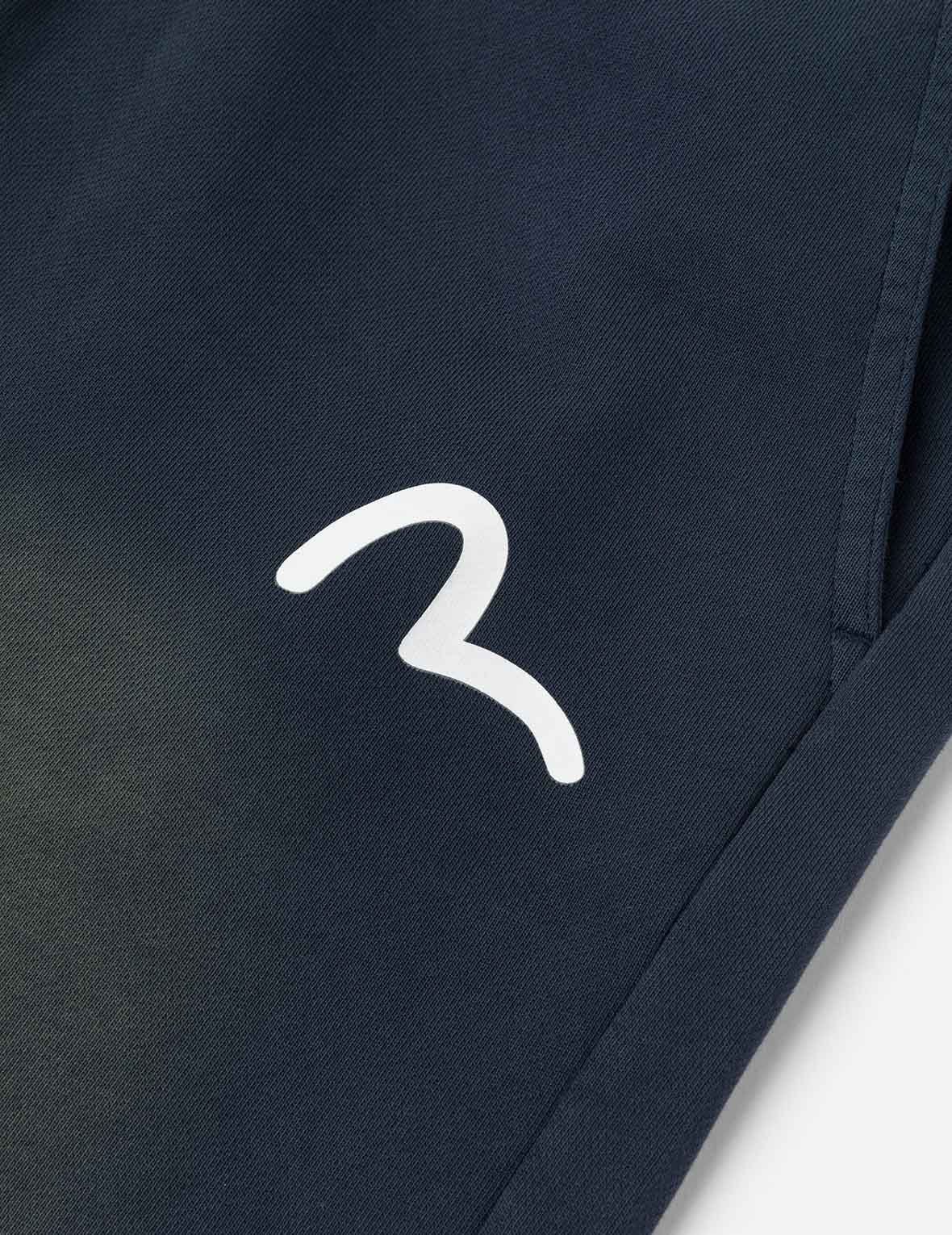 Logo Appliqué Embroidery Heavy Washed Fashion Fit Sweatshorts
