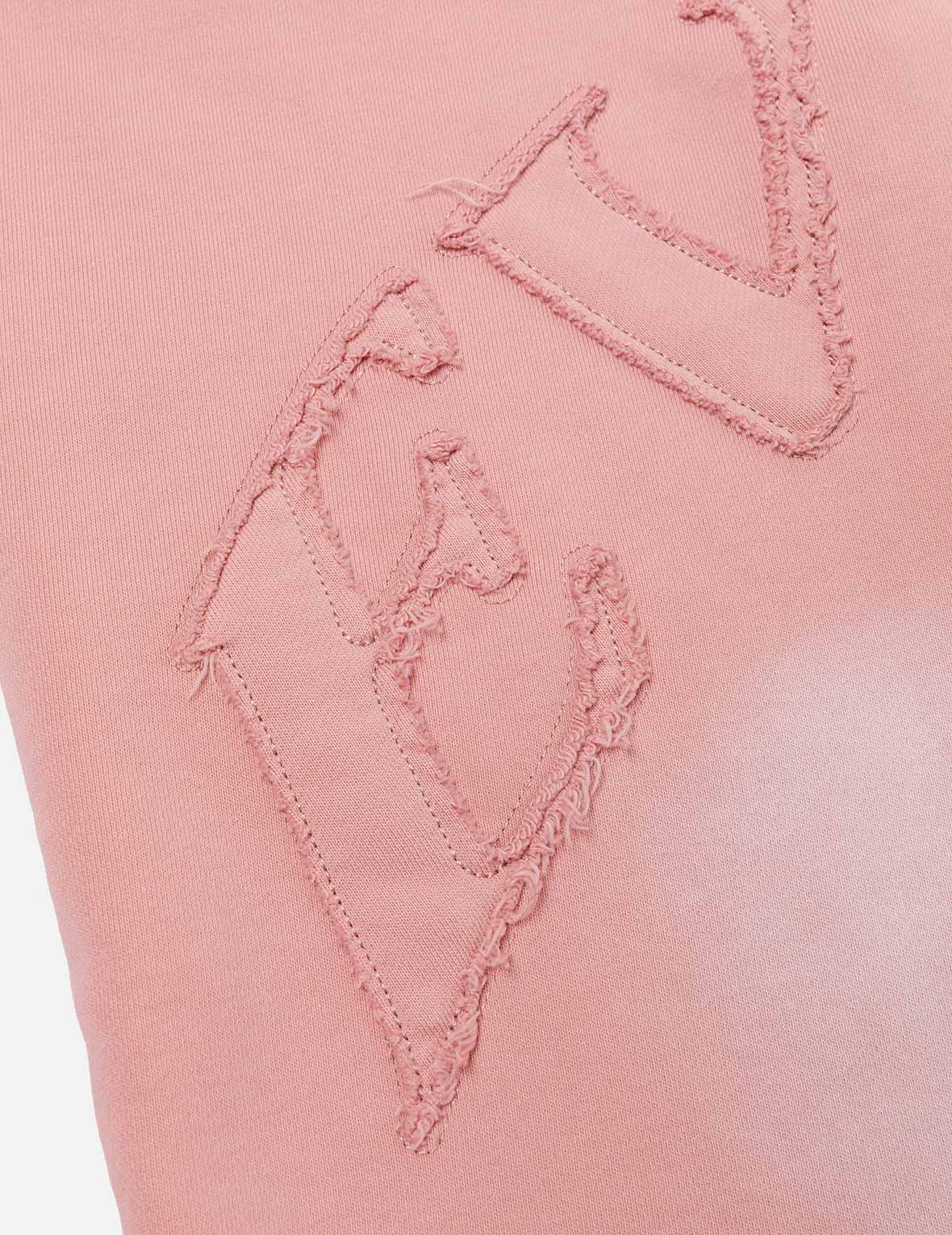Logo Appliqué Embroidery Heavy Washed Fashion Fit Sweatshorts