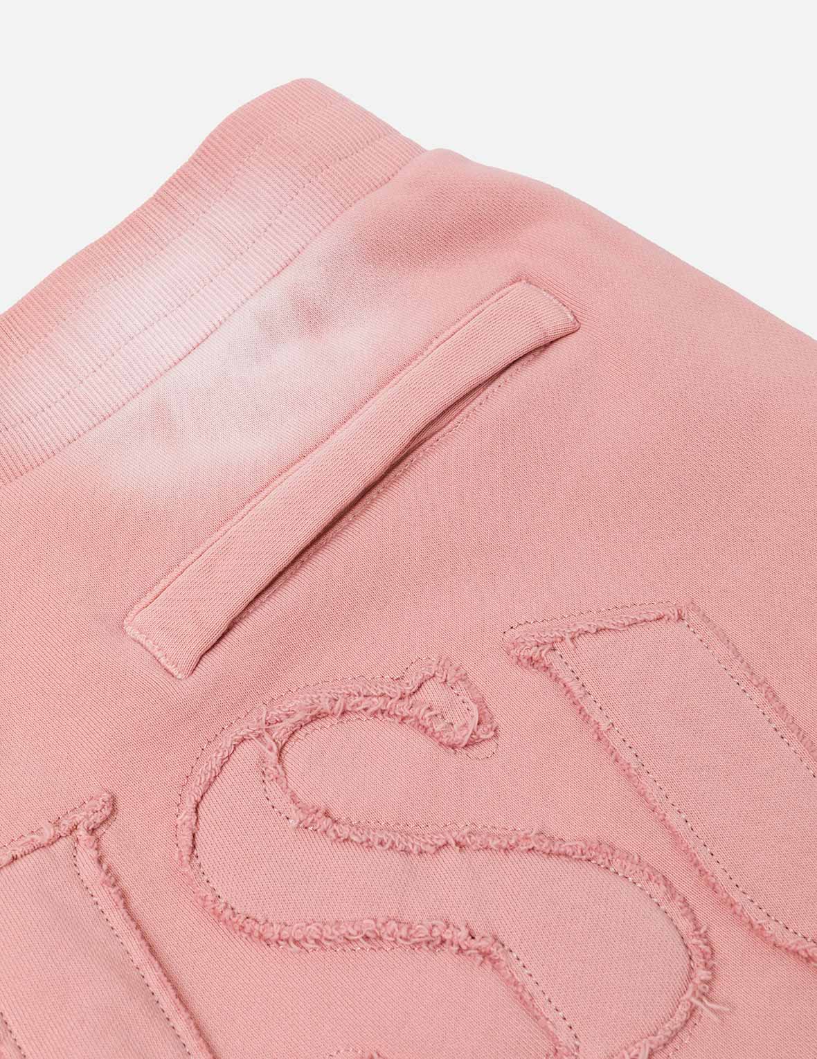 Logo Appliqué Embroidery Heavy Washed Fashion Fit Sweatshorts