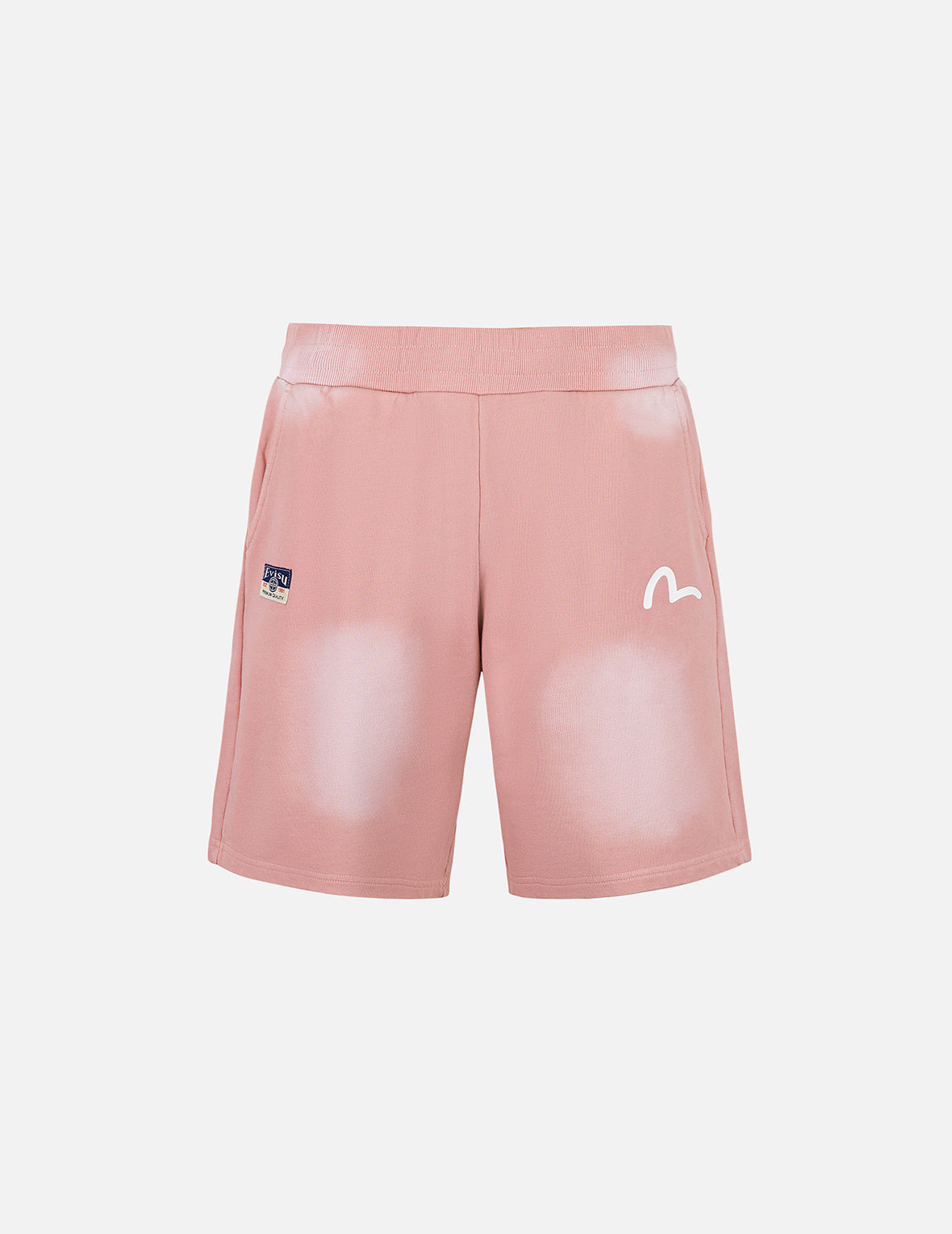 Logo Appliqué Embroidery Heavy Washed Fashion Fit Sweatshorts