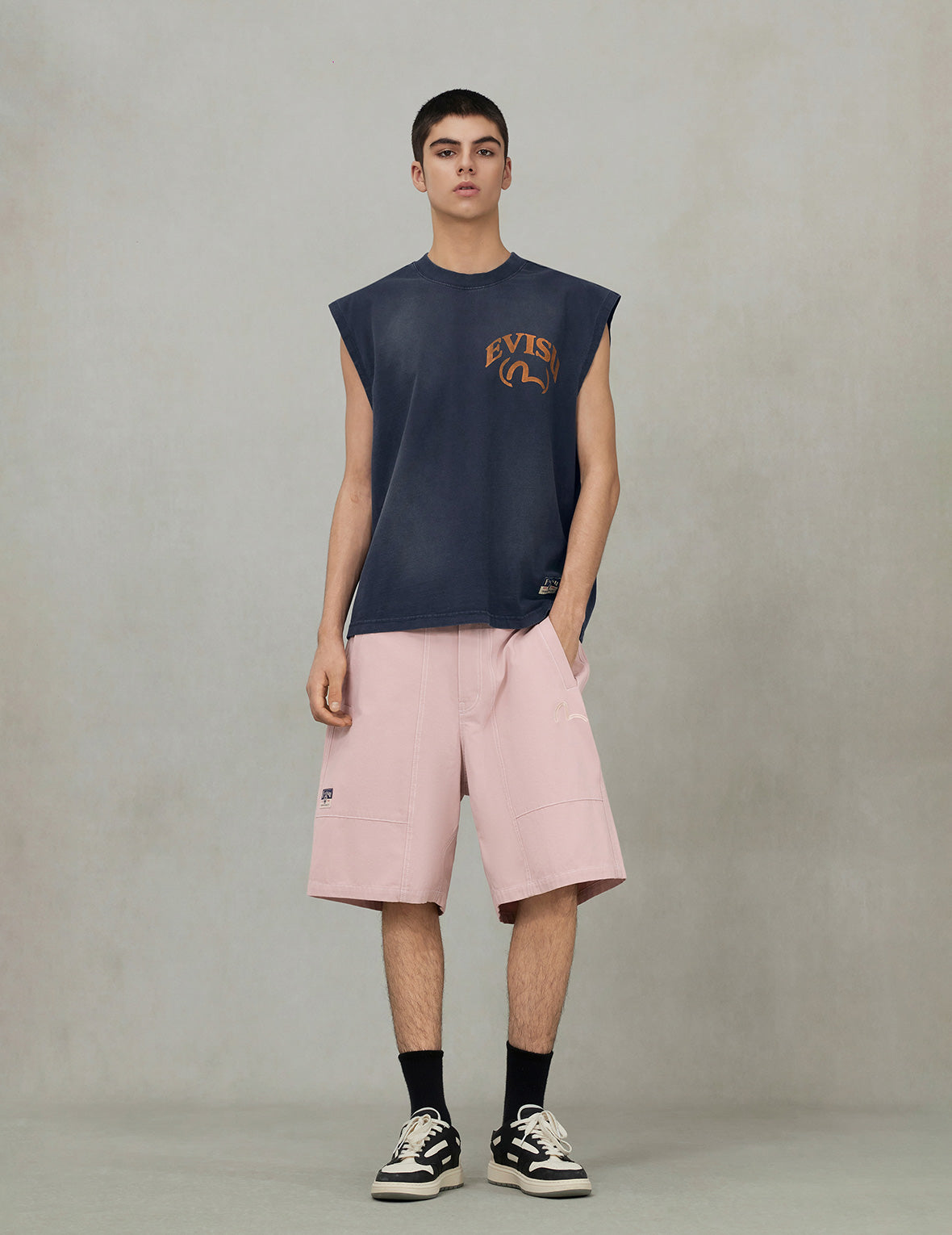 Godhead Print Boxy Tank Top