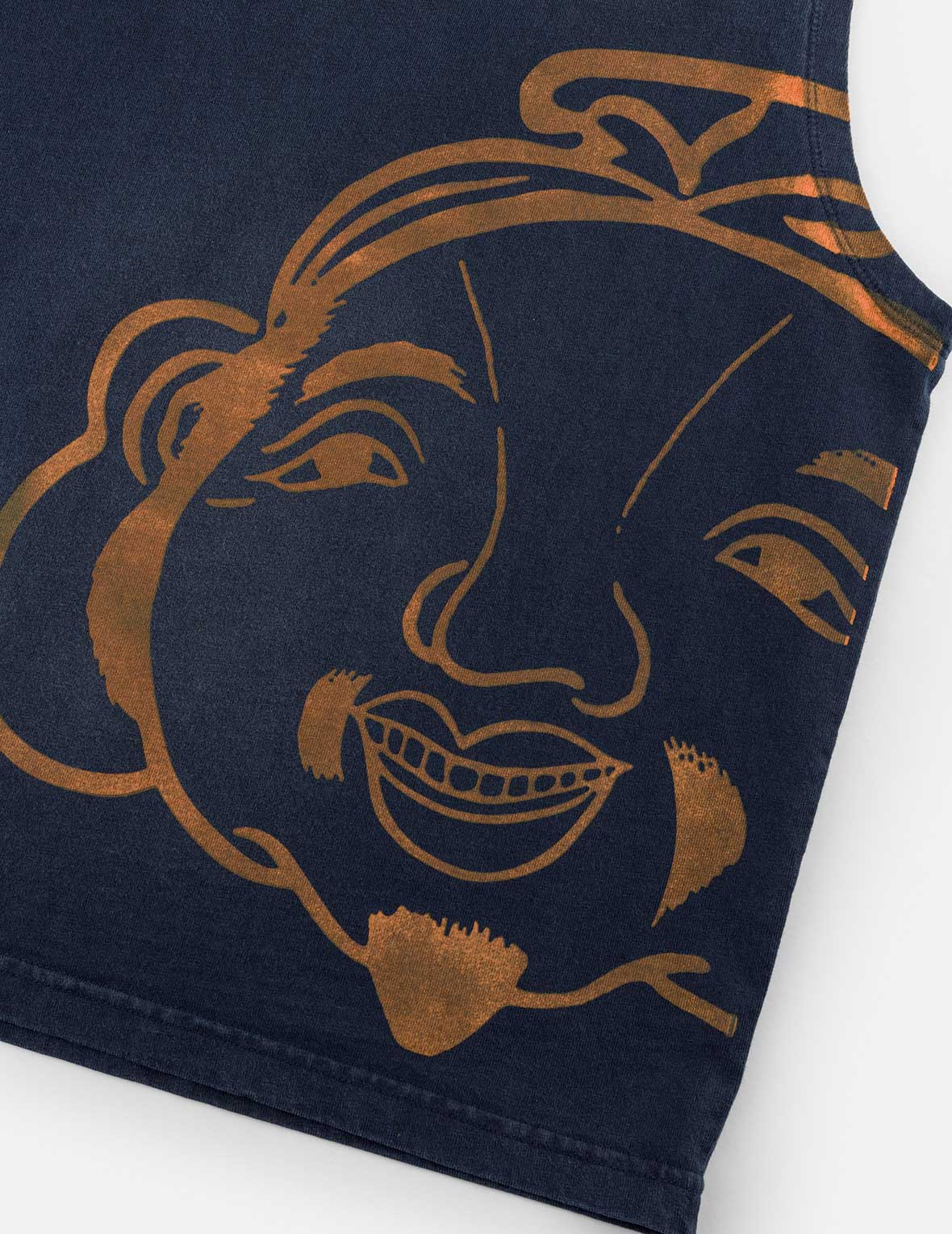 Godhead Print Boxy Tank Top