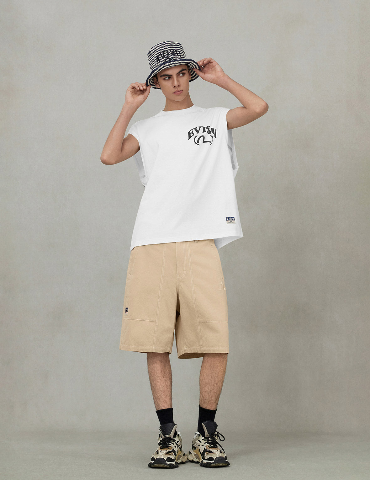 Godhead Print Boxy Tank Top