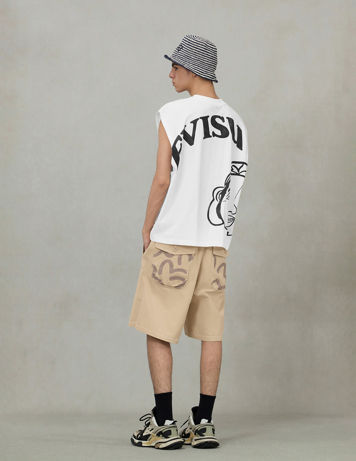 Godhead Print Boxy Tank Top