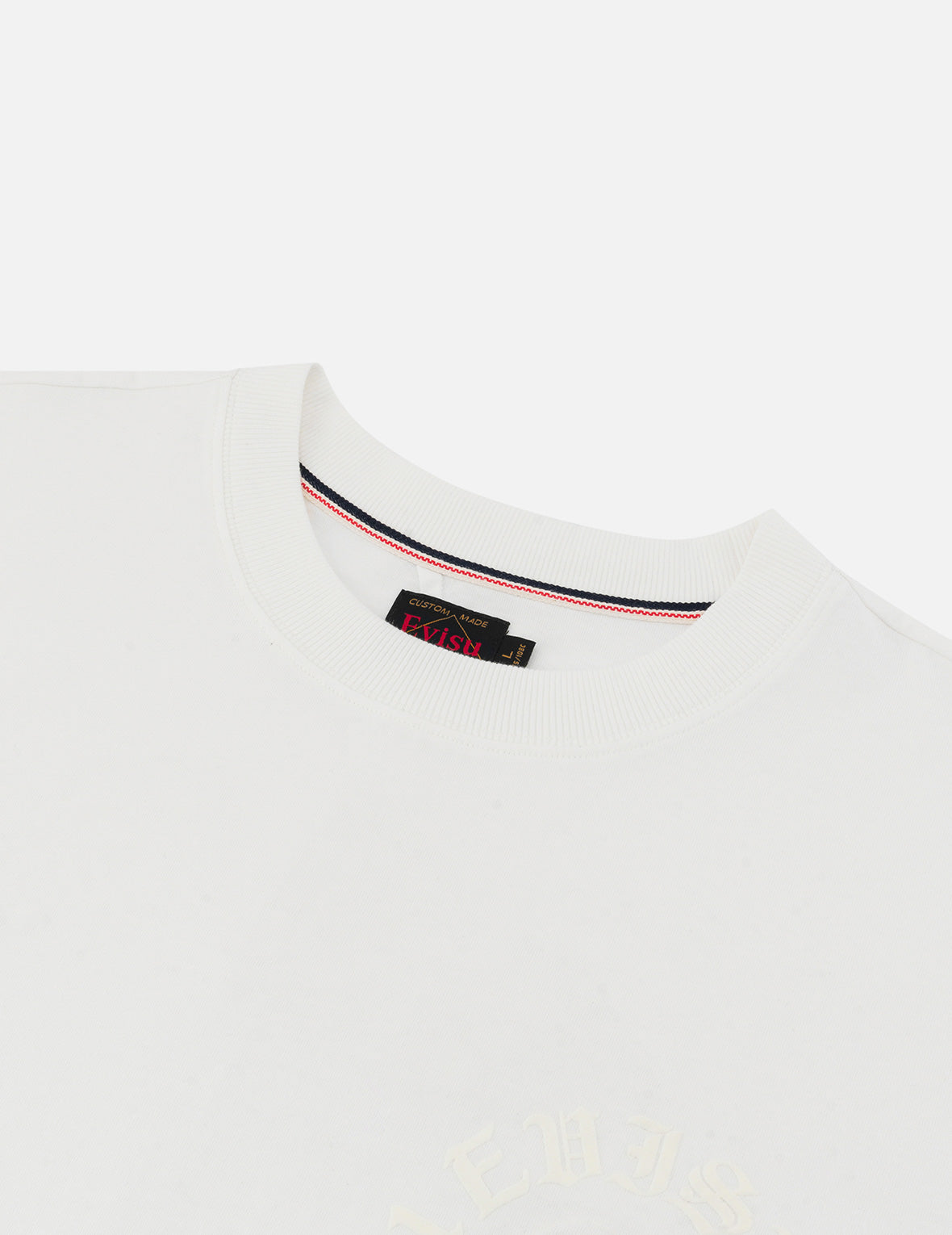 Hakutaku Print and Seagull Emboss Print Loose Fit T-shirt
