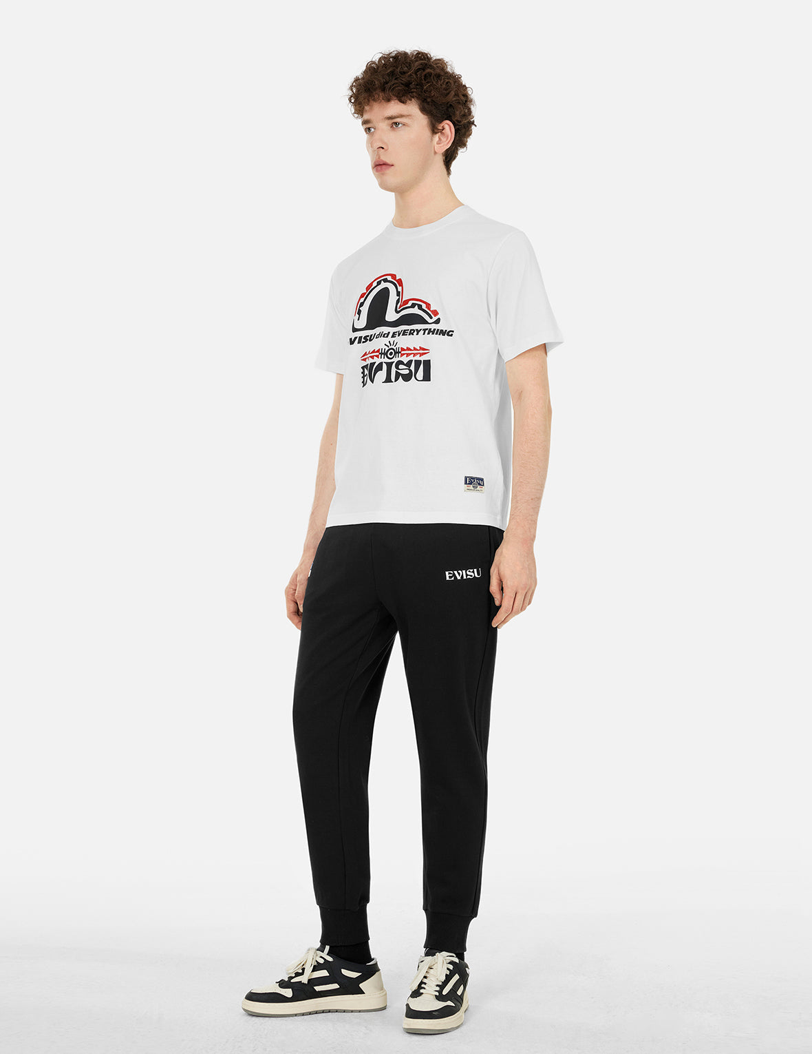 Totem Seagull and Logo Print Regular Fit T-shirt