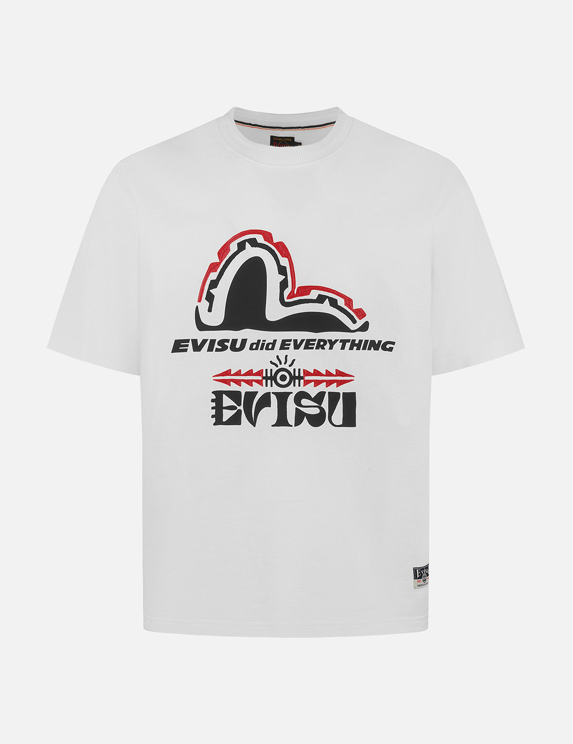 Totem Seagull and Logo Print Regular Fit T-shirt