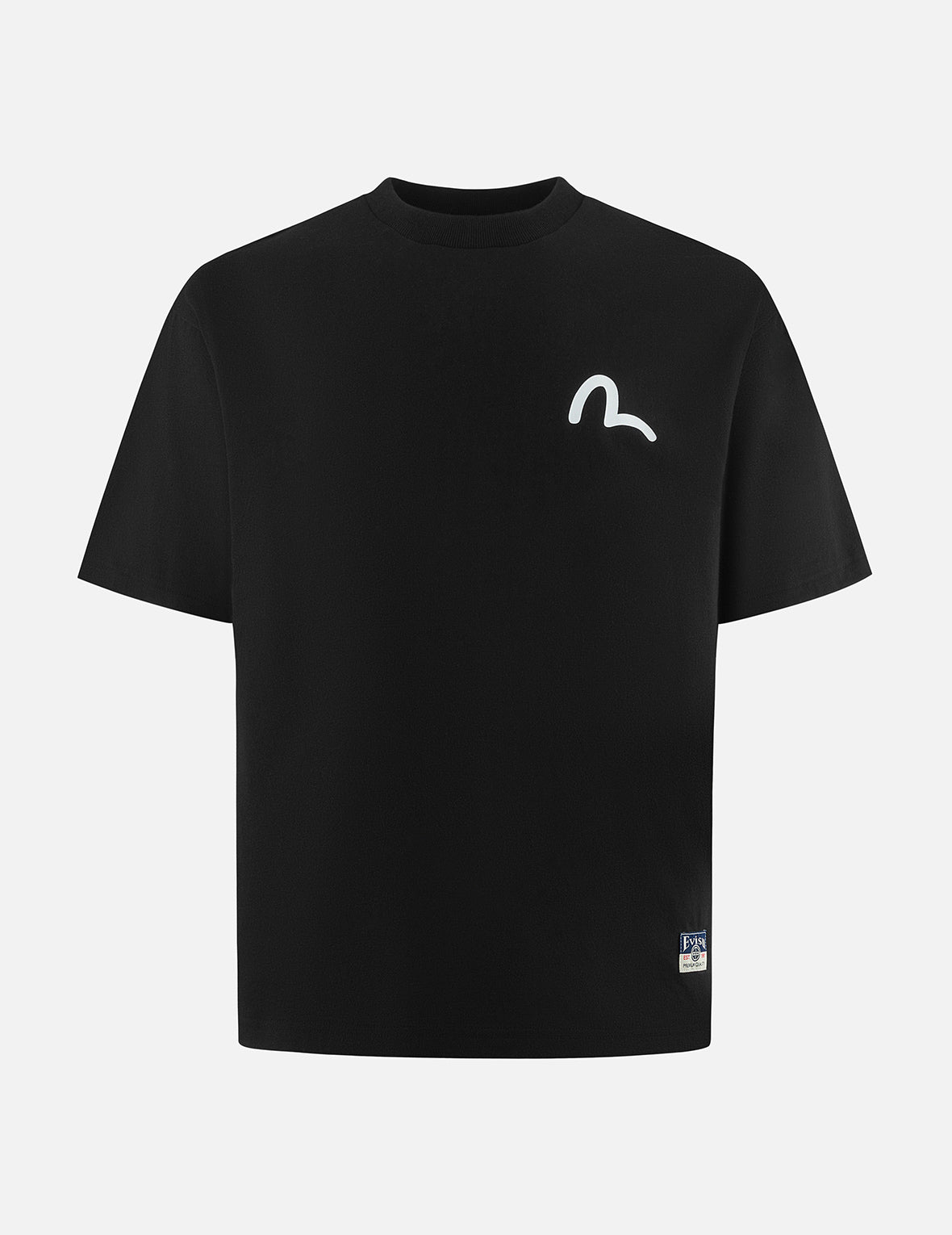 神兽白泽印花宽版休闲T恤