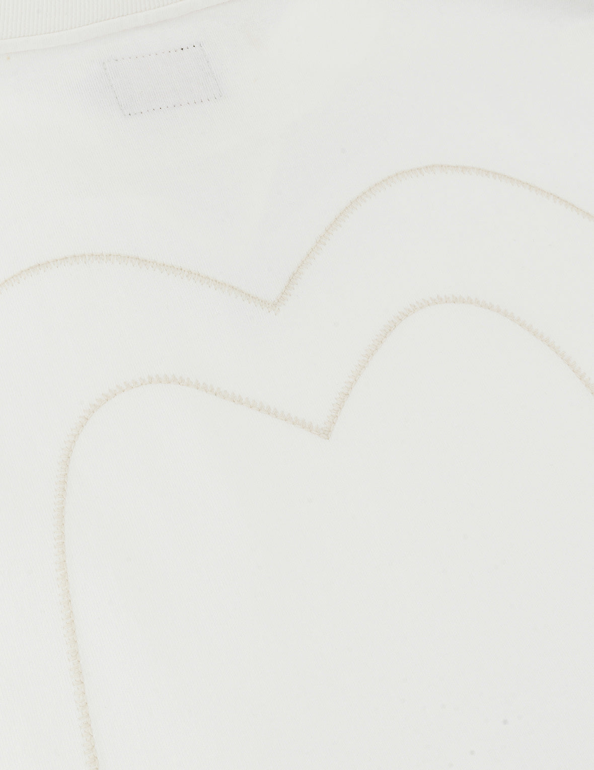 大M刺绣宽版休闲T恤