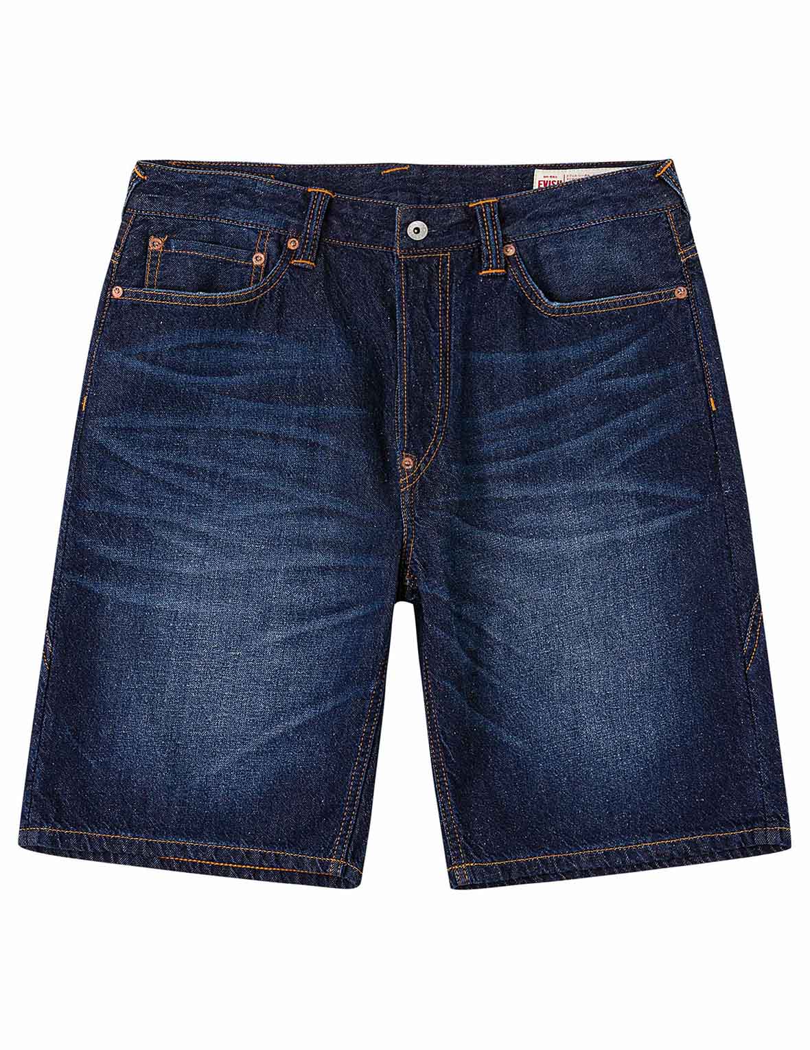 Seagull Brushstroke Denim Shorts