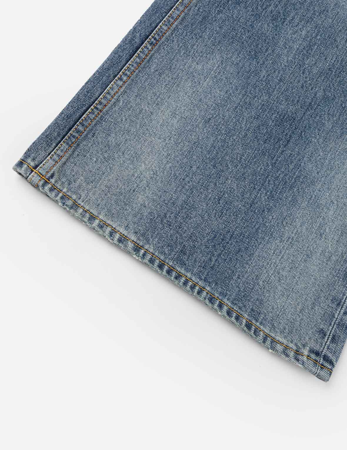 Seagull Printed Pocket Flare Jeans