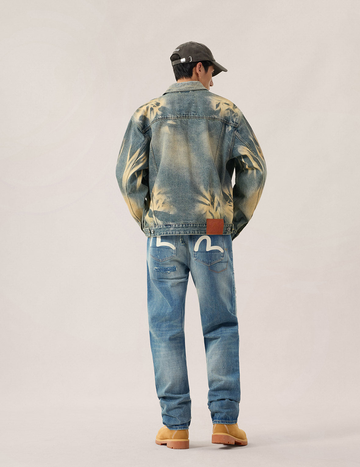 海鸥印花破洞牛仔裤 #2020