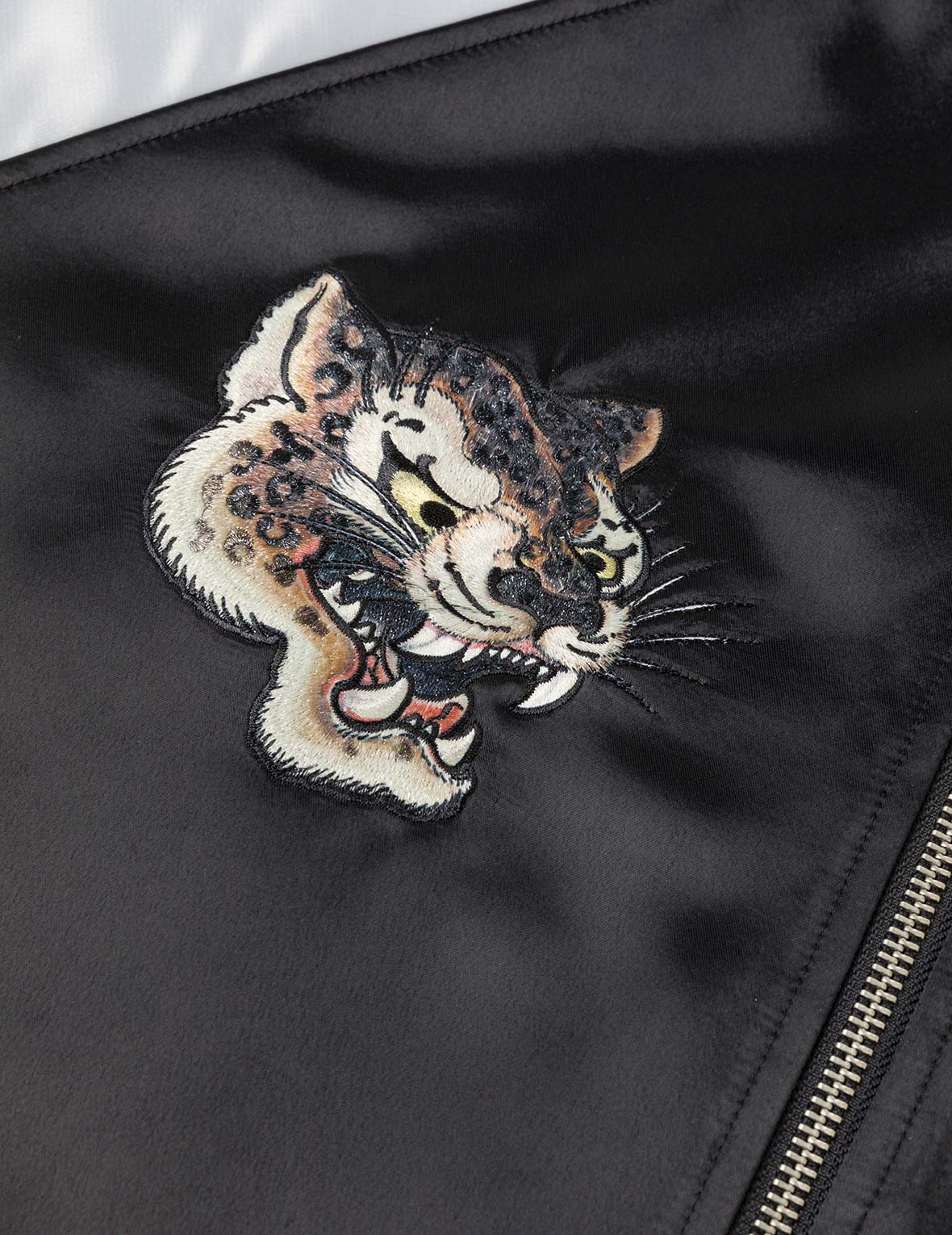 Duo Leopard Embroidery Souvenir Jacket – EVISU