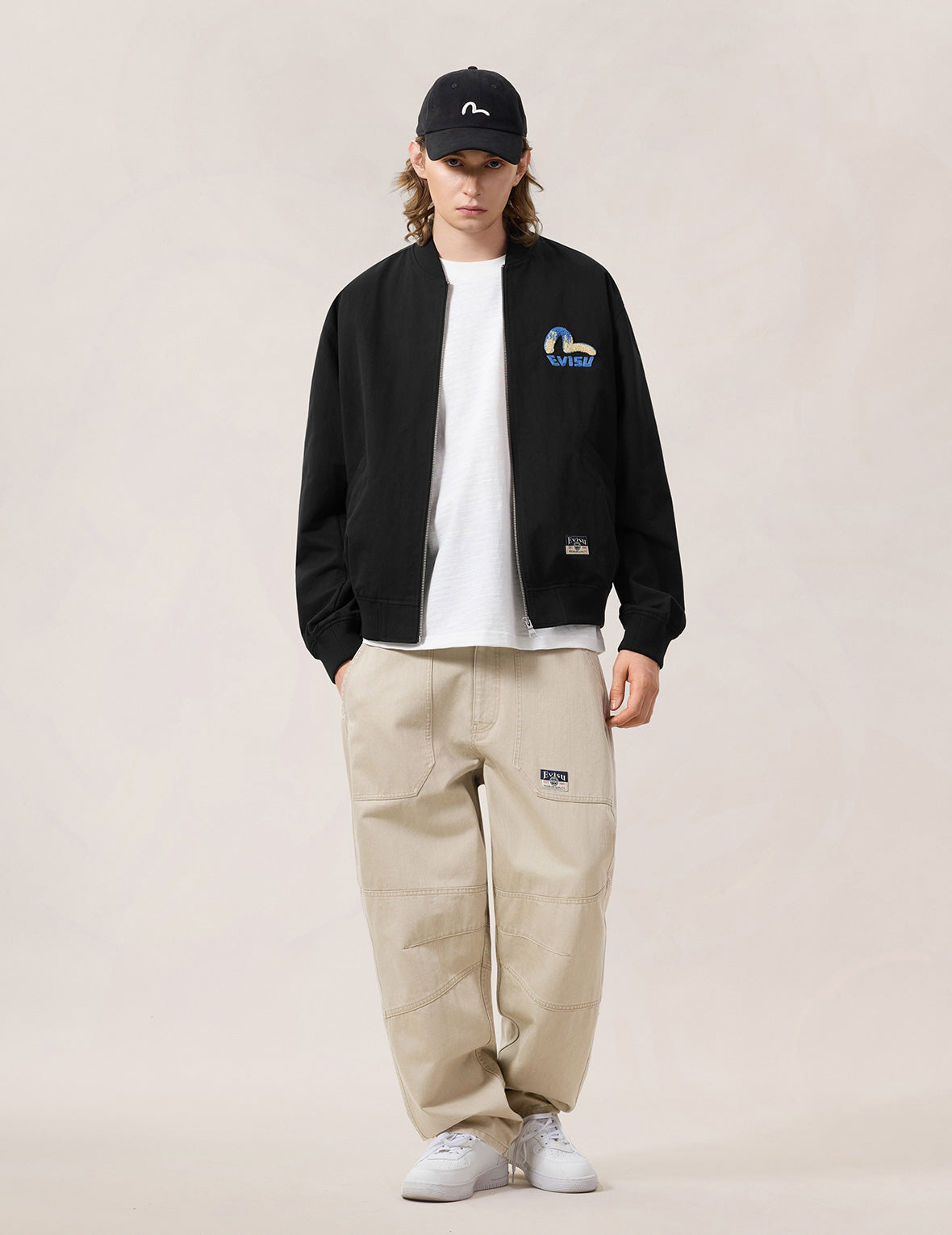 大M印花飞行员夹克