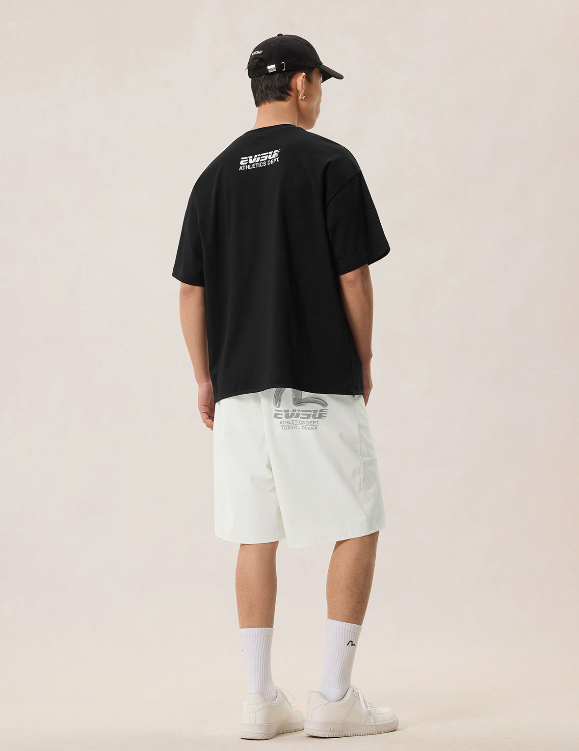 Belted-Waist Woven Shorts