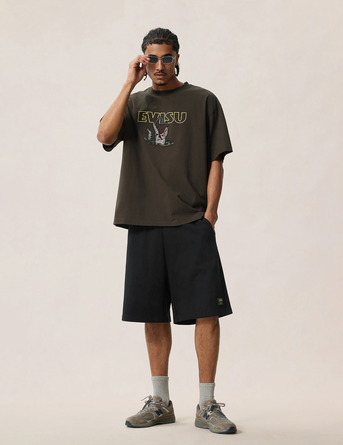 Spray-dye Daicock Sweat Shorts