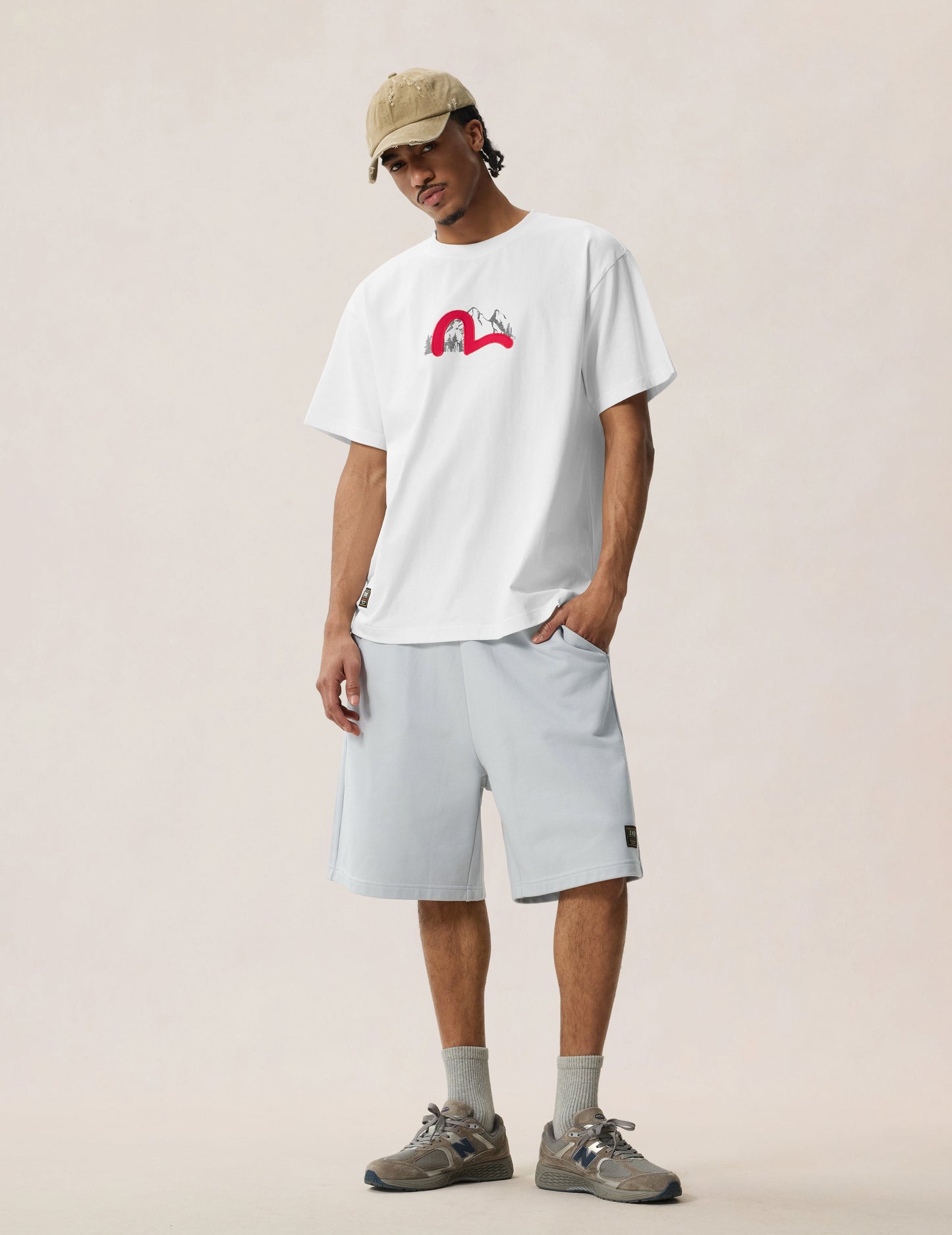 Spray-dye Daicock Sweat Shorts