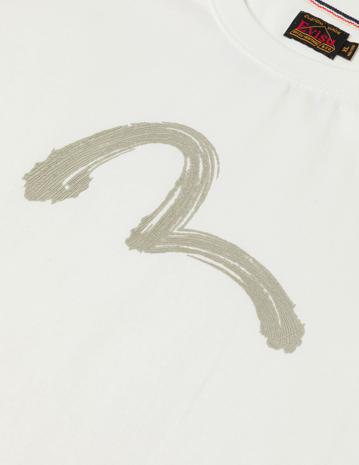 手绘刷色海鸥印花T恤