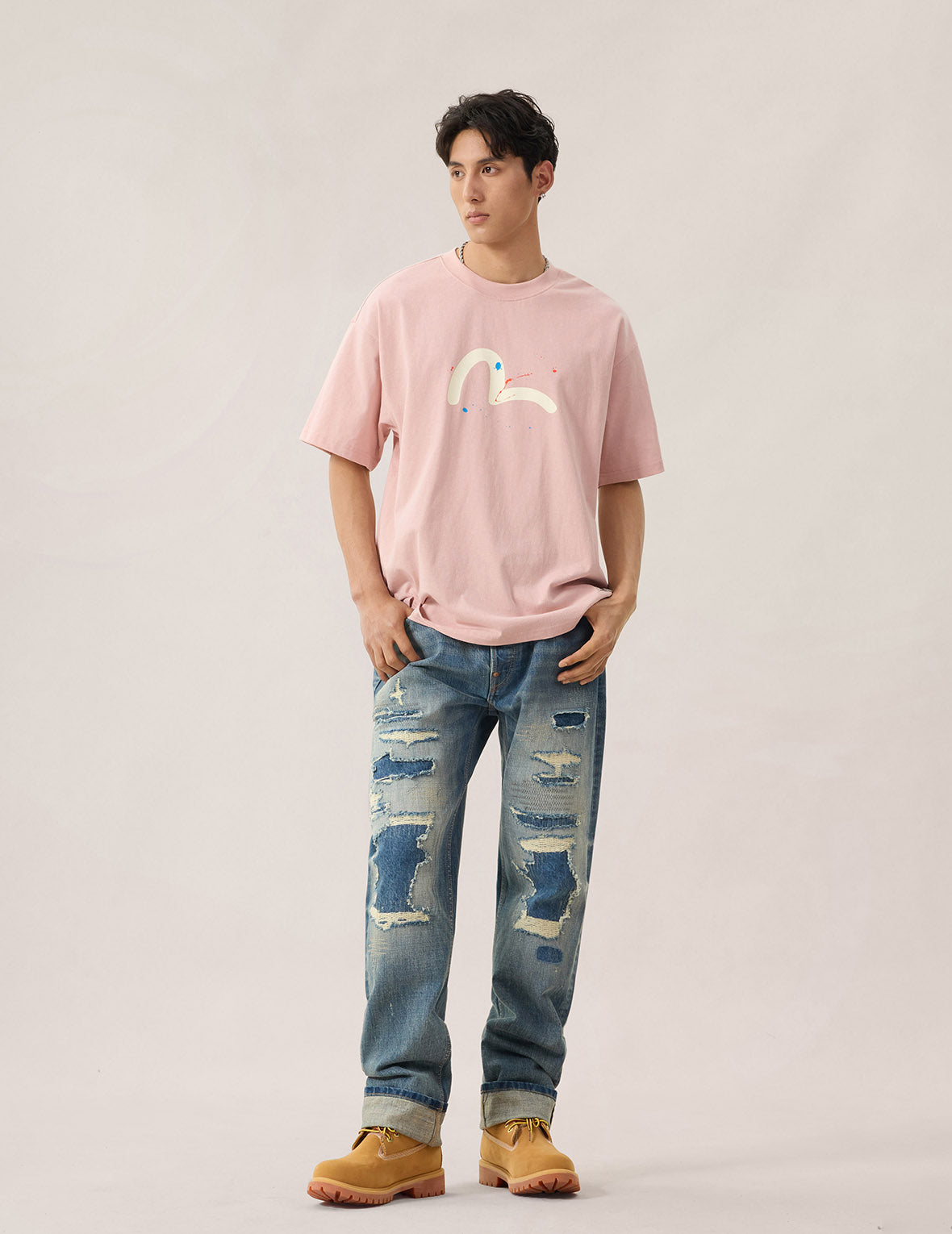 Seagull Daicock Print Splash T-shirt