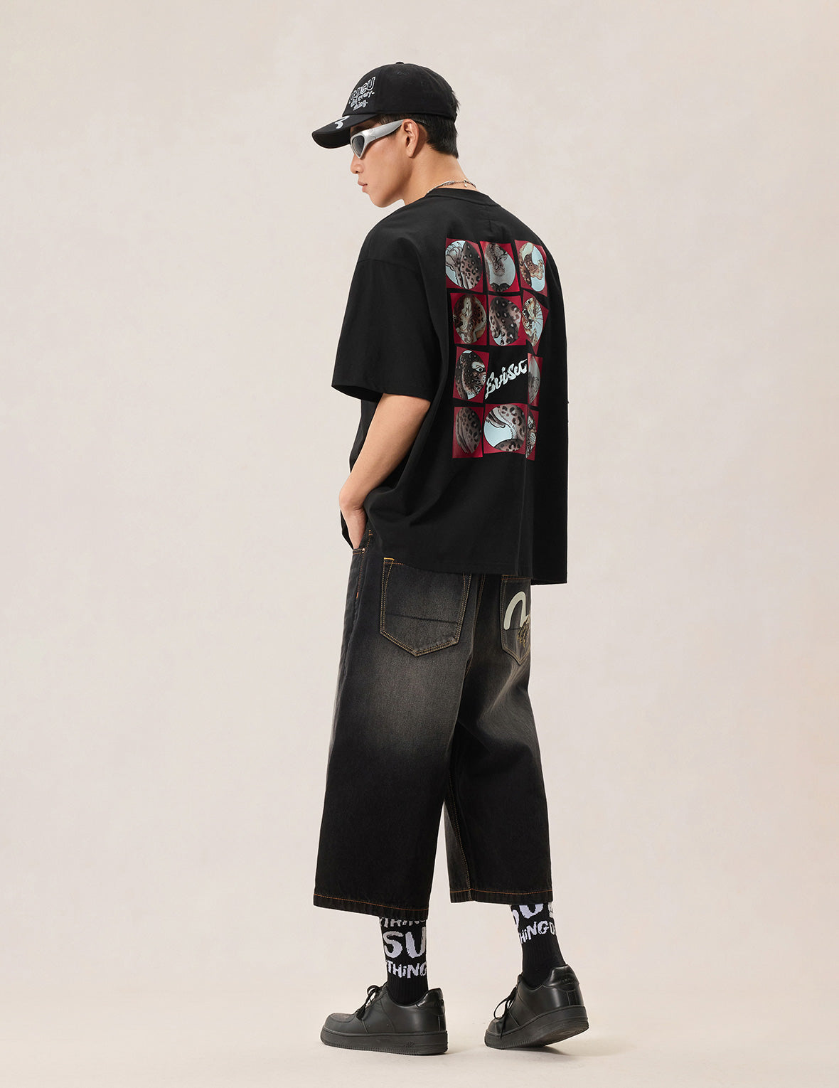 Leopard Grid Printed T-shirt