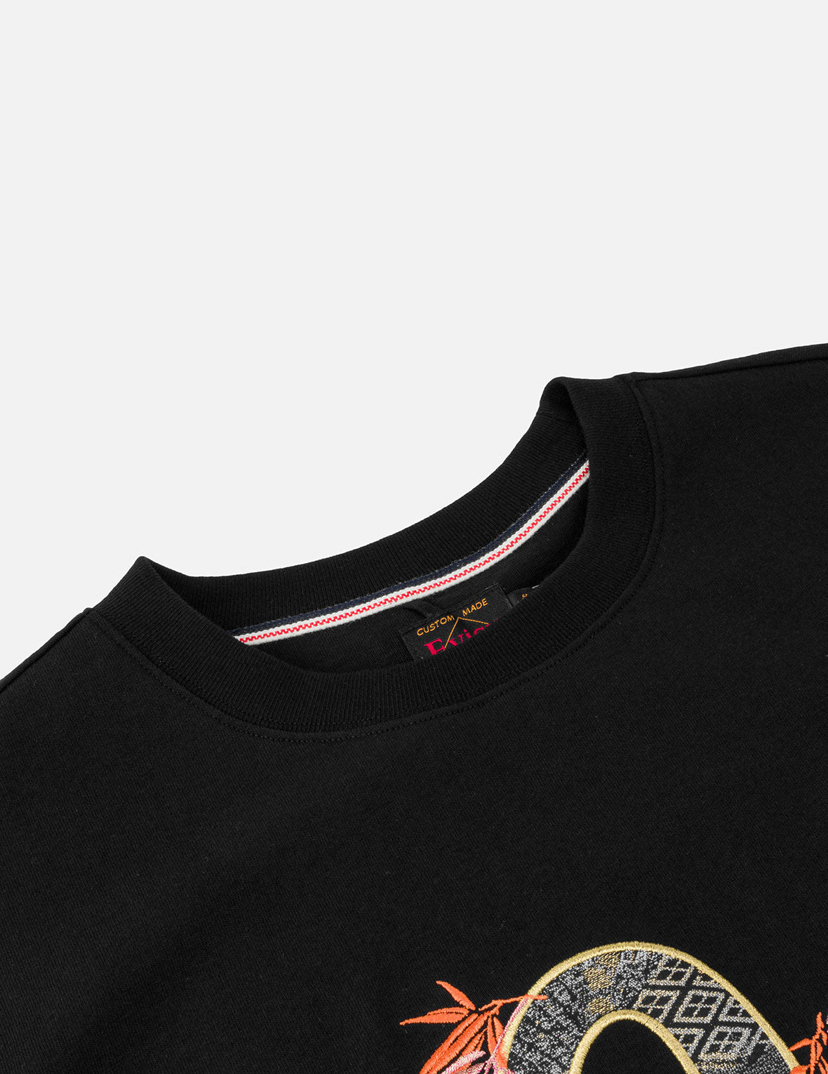 Brocade Seagull Appliqué T-Shirt