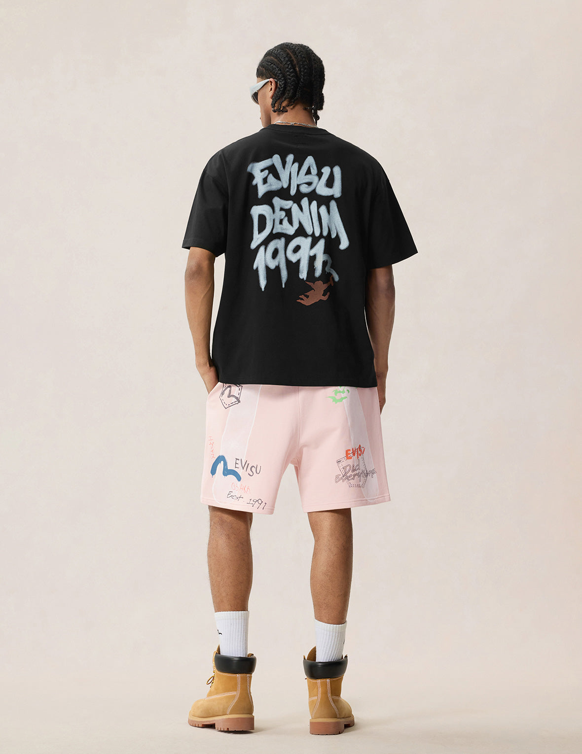 Angel Graffiti Slogan T-shirt
