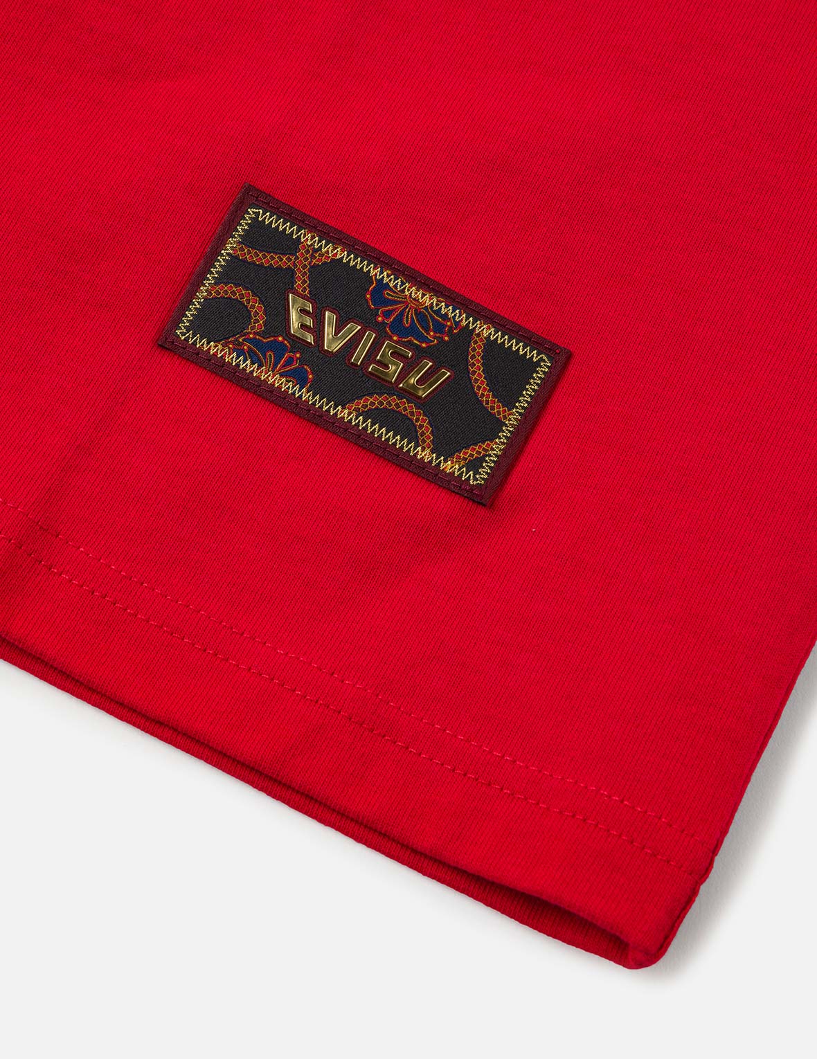 马年主题大 M 印花T恤 - 紅