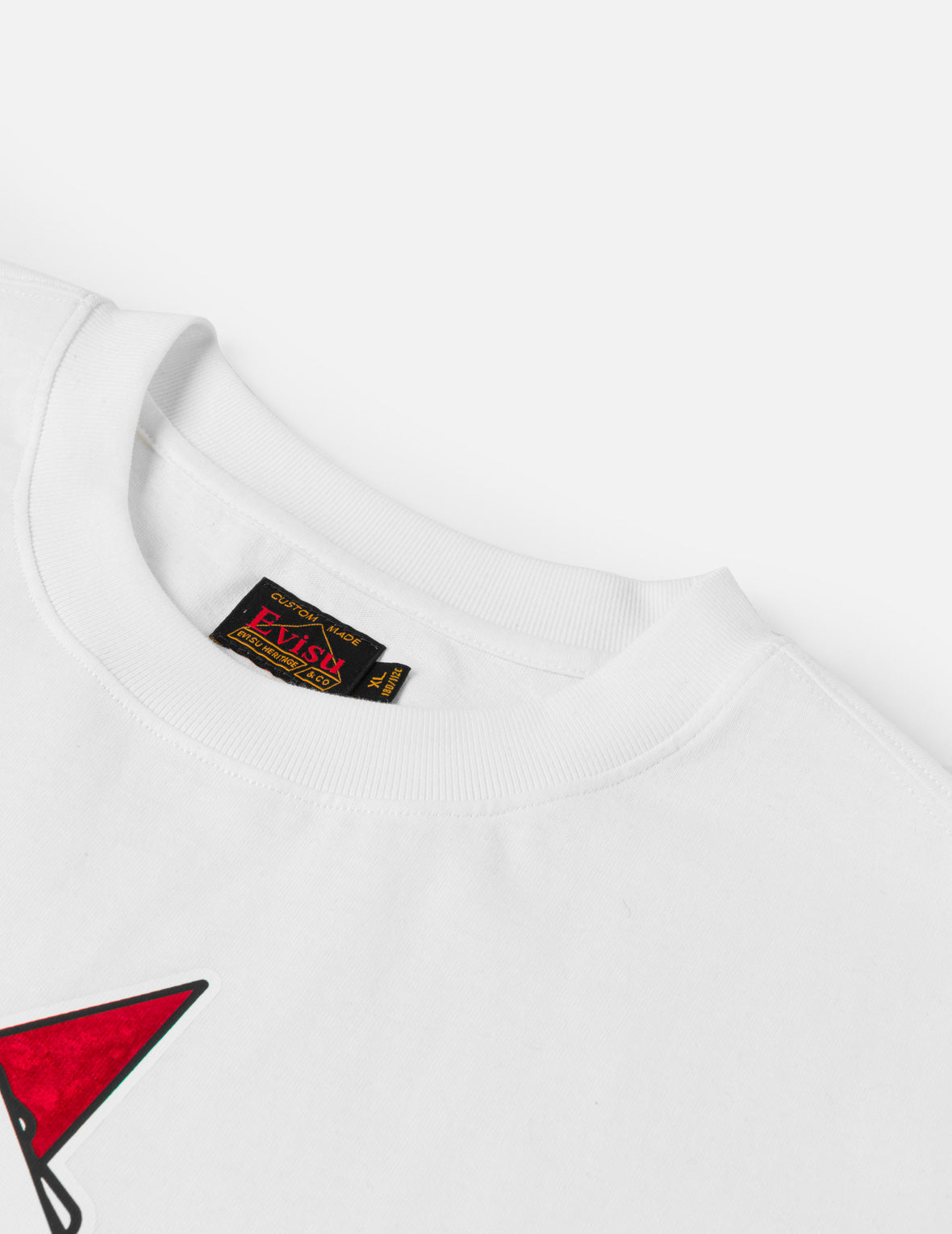 Poker Aces and Flocked Star T-shirt - White