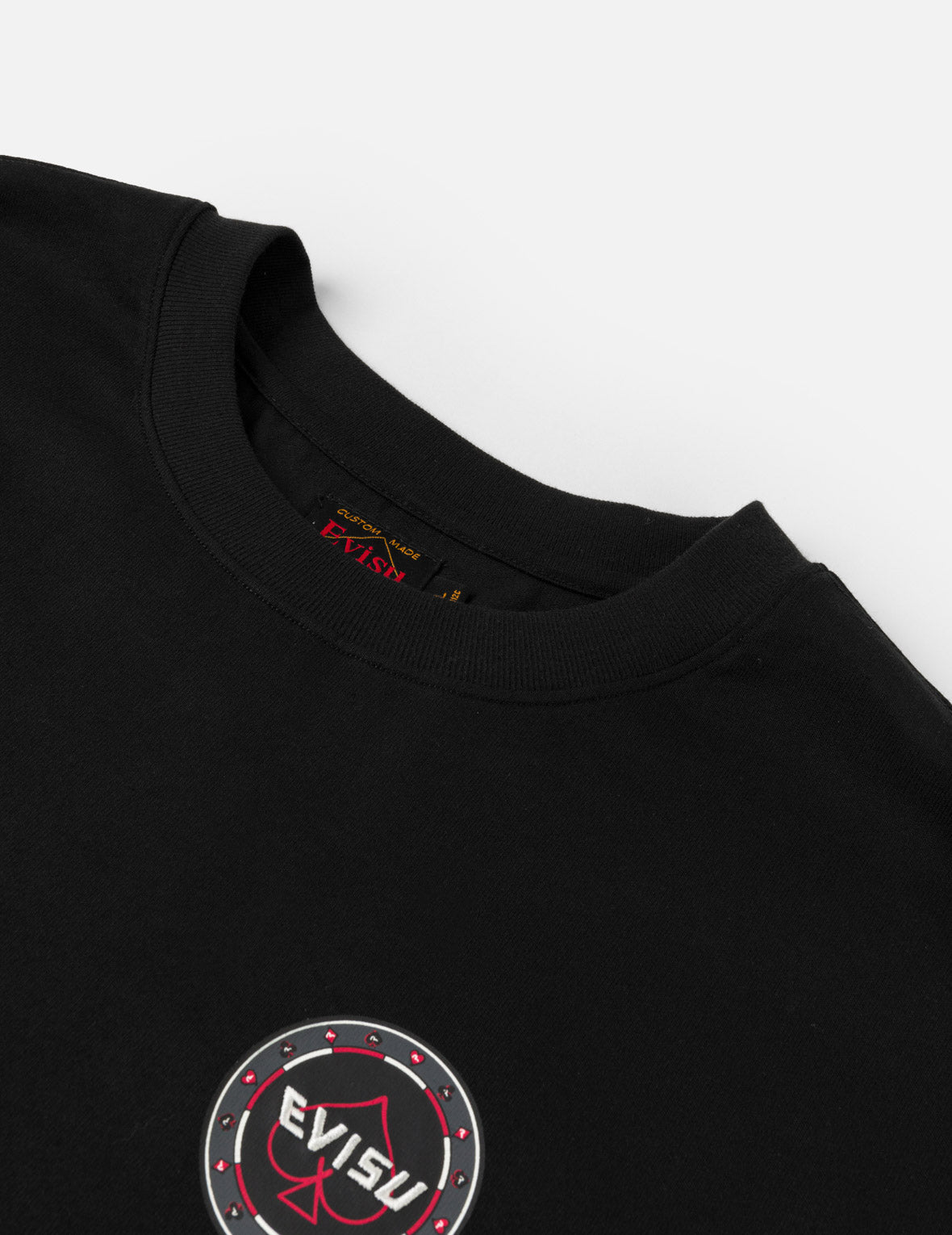 Poker Lucky Dice and Flocked Seagull T-shirt - Black