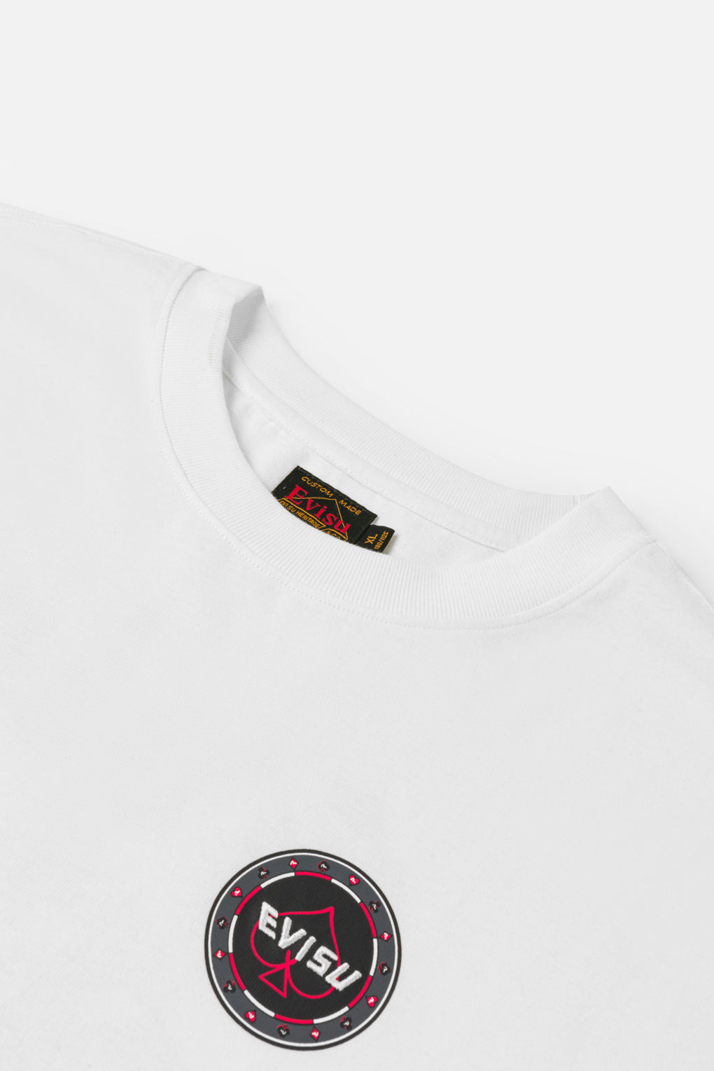 Poker Lucky Dice and Flocked Seagull T-shirt - White