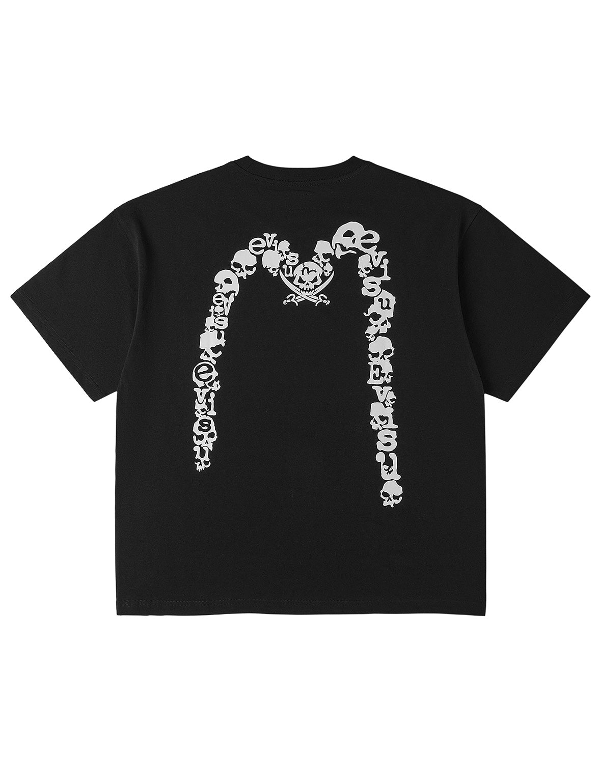 骷髅武士印花T恤