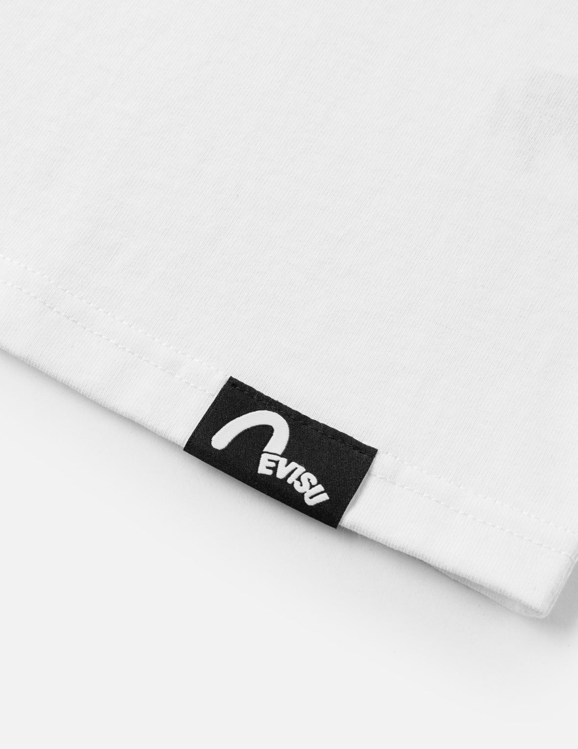 EVISU Brushstroke Cross-shoulder Logo T-Shirt