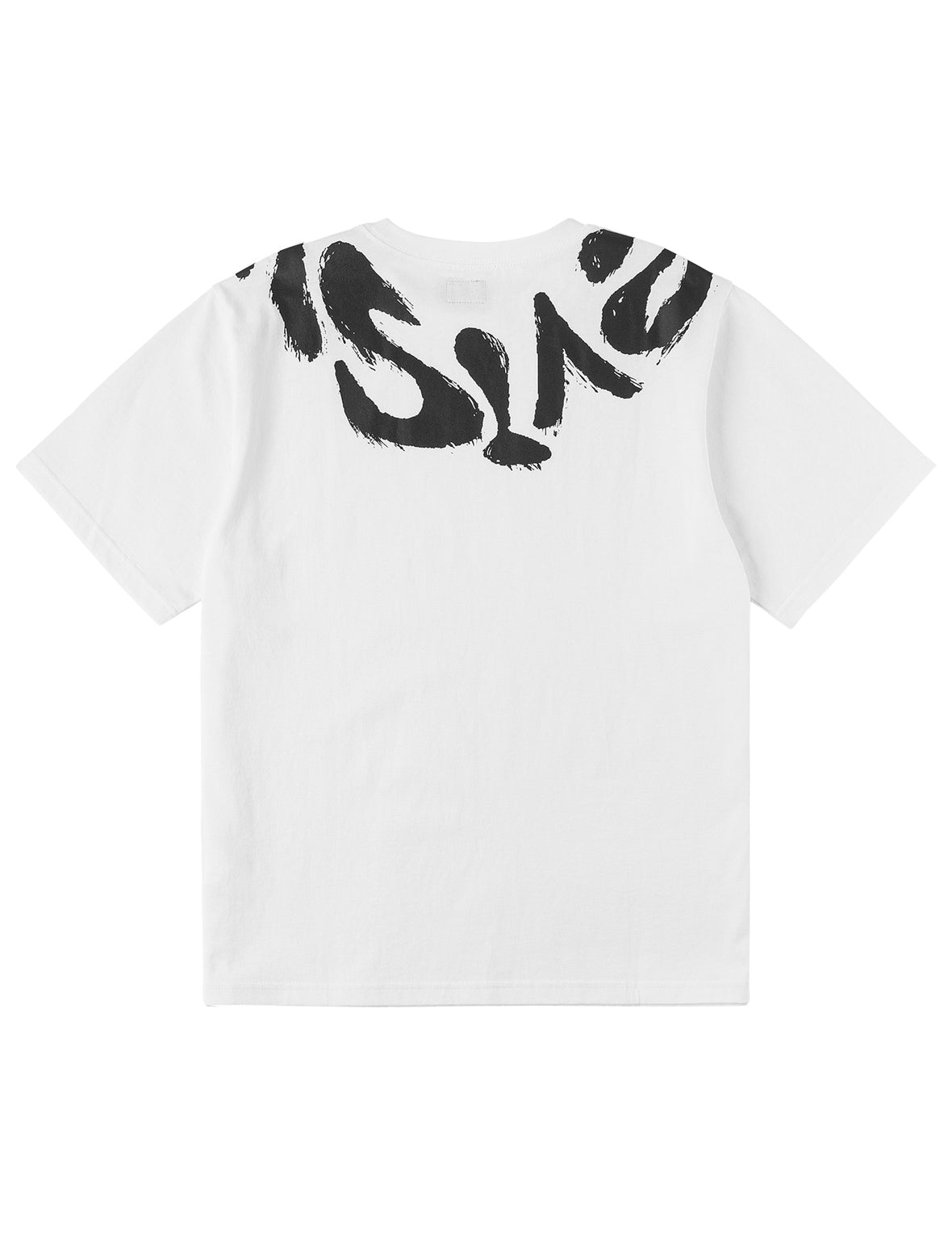 EVISU Brushstroke Cross-shoulder Logo T-Shirt