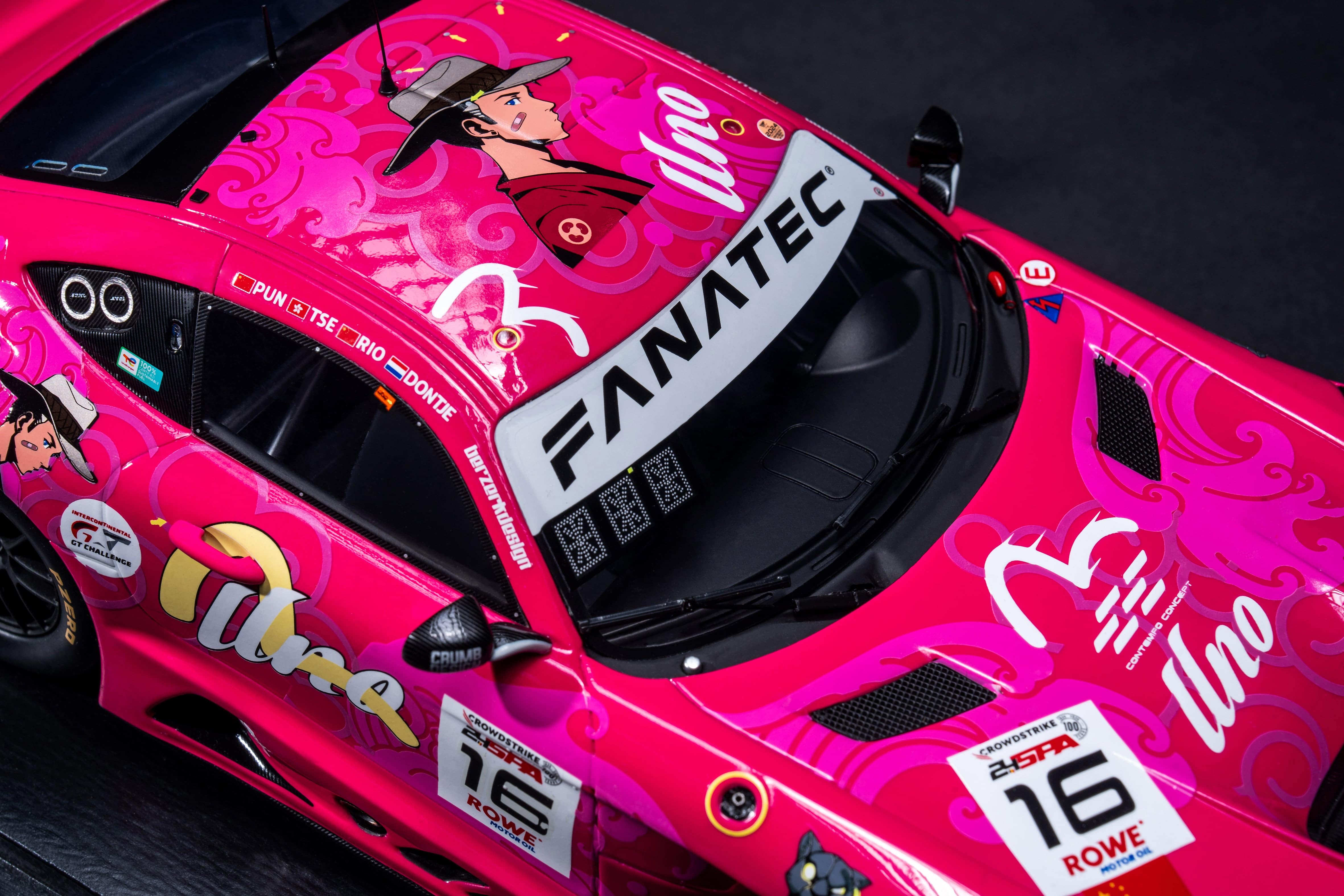 EVISU X Mercedes-AMG GT3 Evo 1:18 Scale Diecast Model Car